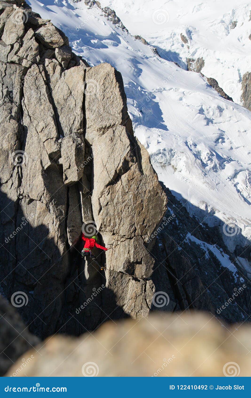 Climber Climbing on Granite Stock Photo Image of climbing, granite