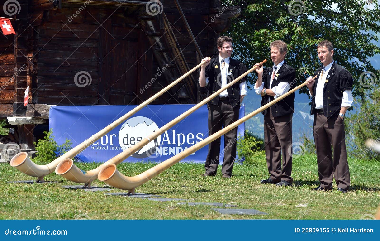 Alpine Horn Festival editorial image. Image of sound 25809155