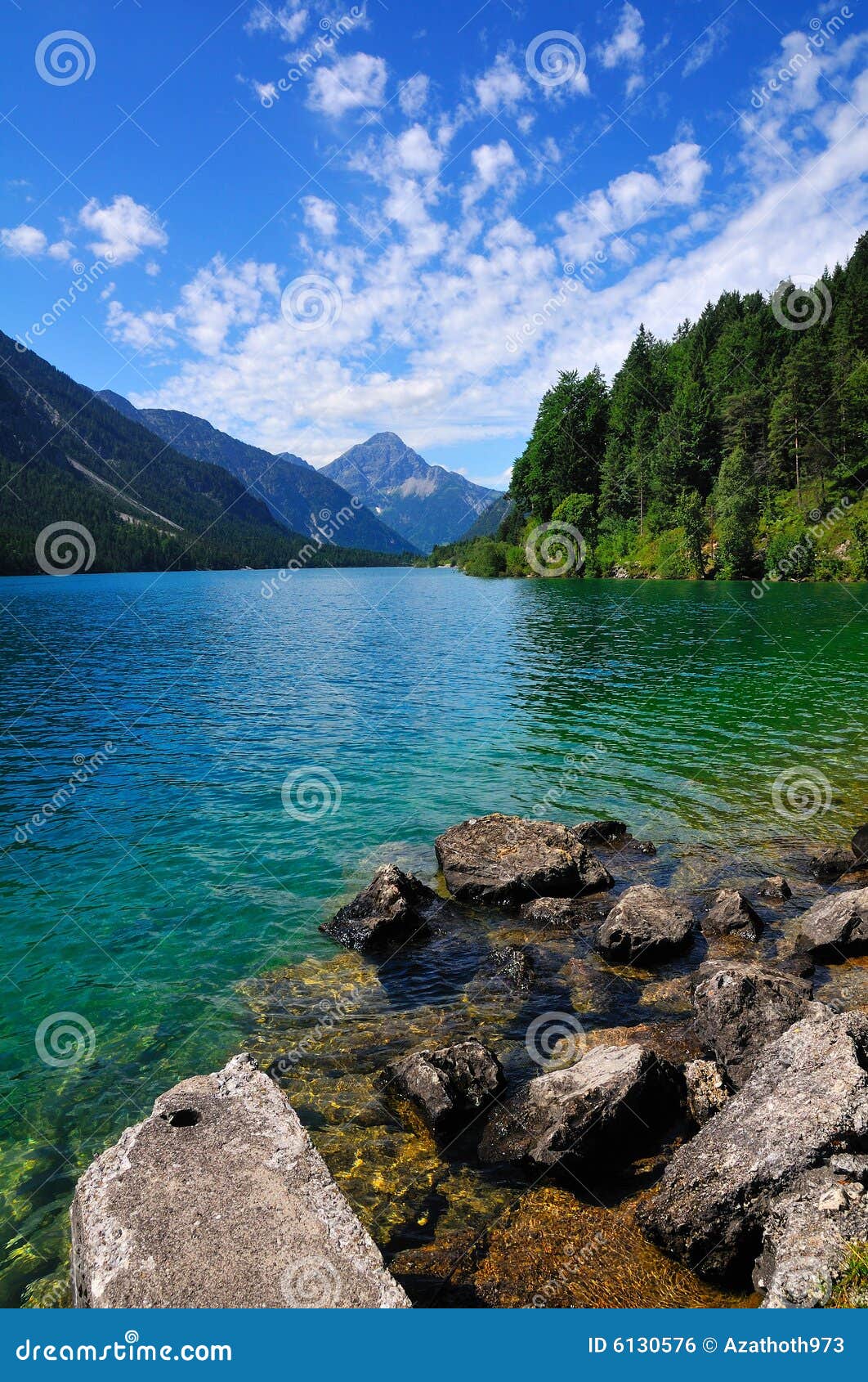 alpine lake in tirol