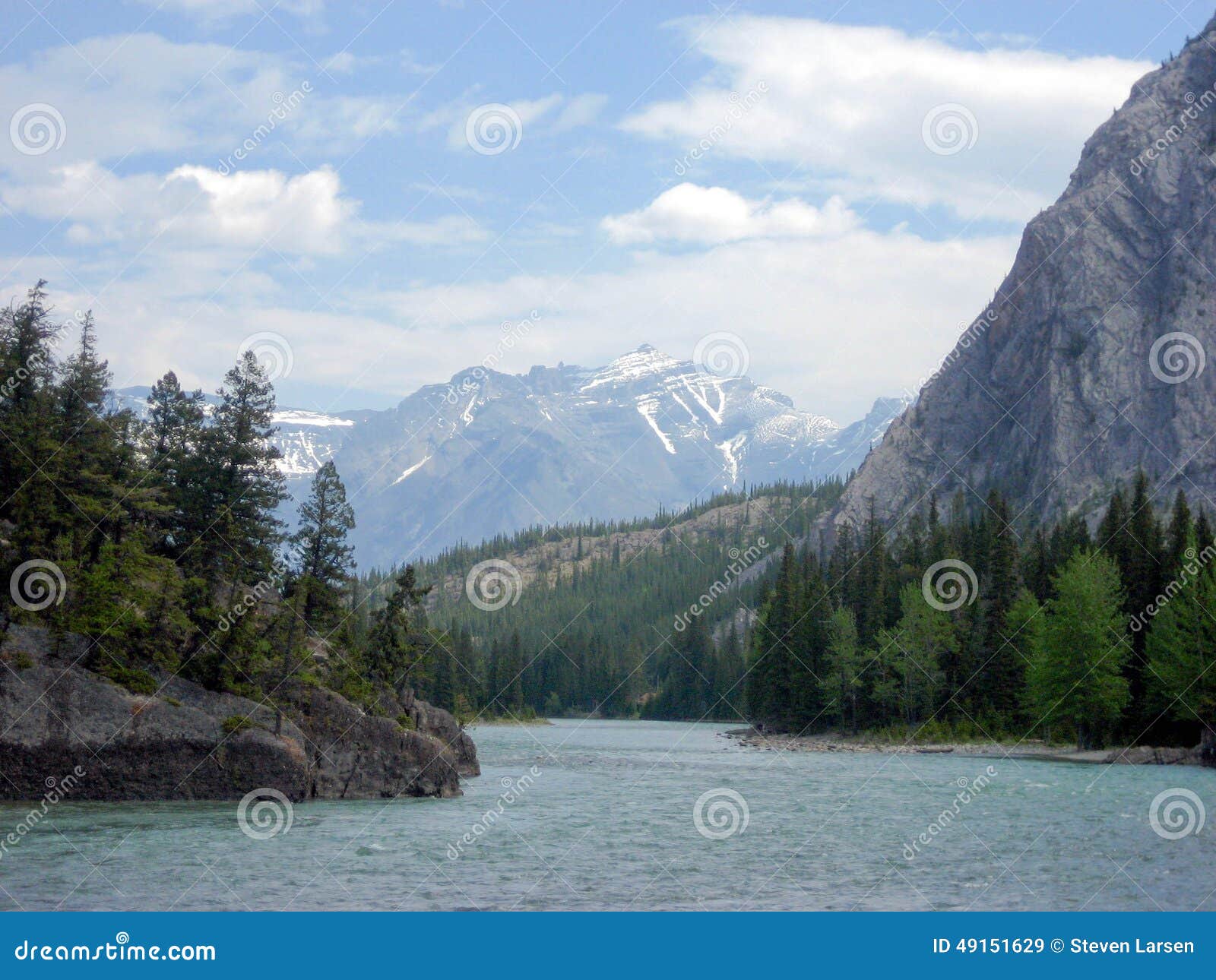Alpine River stock image. Image of highway, alpine, tourism 49151629