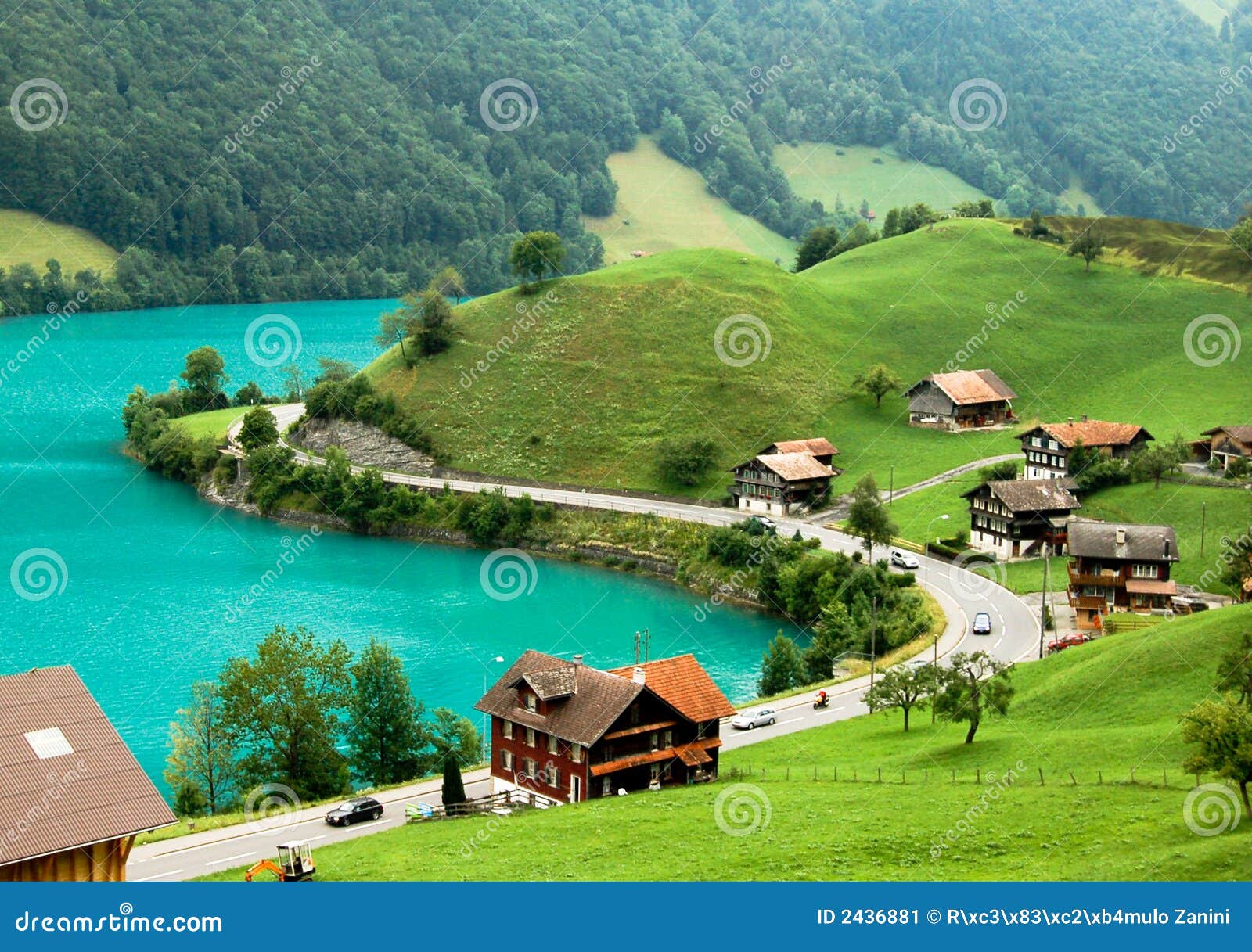 Alpine Village stock image. Image of majestic, landscape 2436881