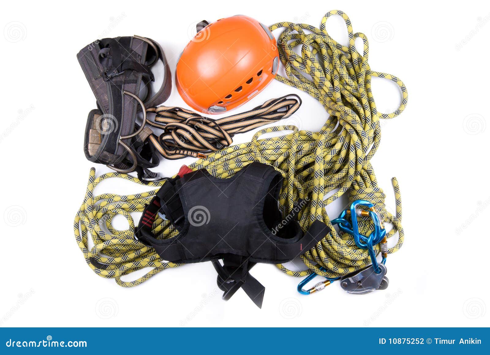 Alpinist, Mountain Climber, or Ropejumper Tools Stock Photo Image of