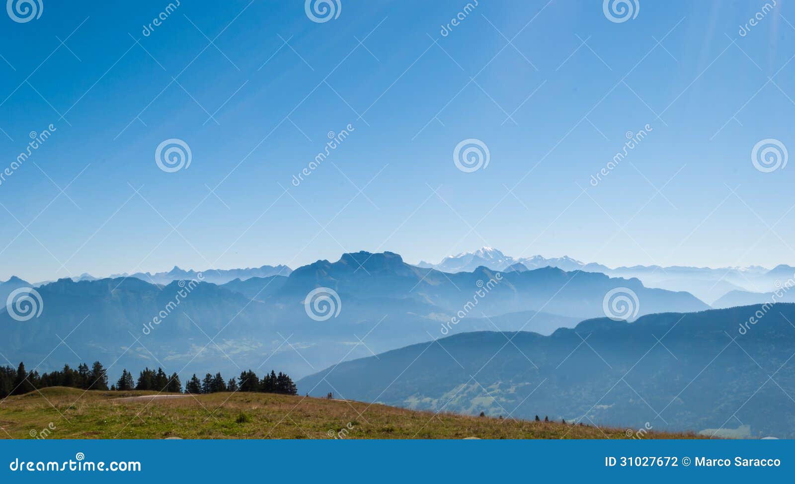 alps and mont blanc (monte bianco)