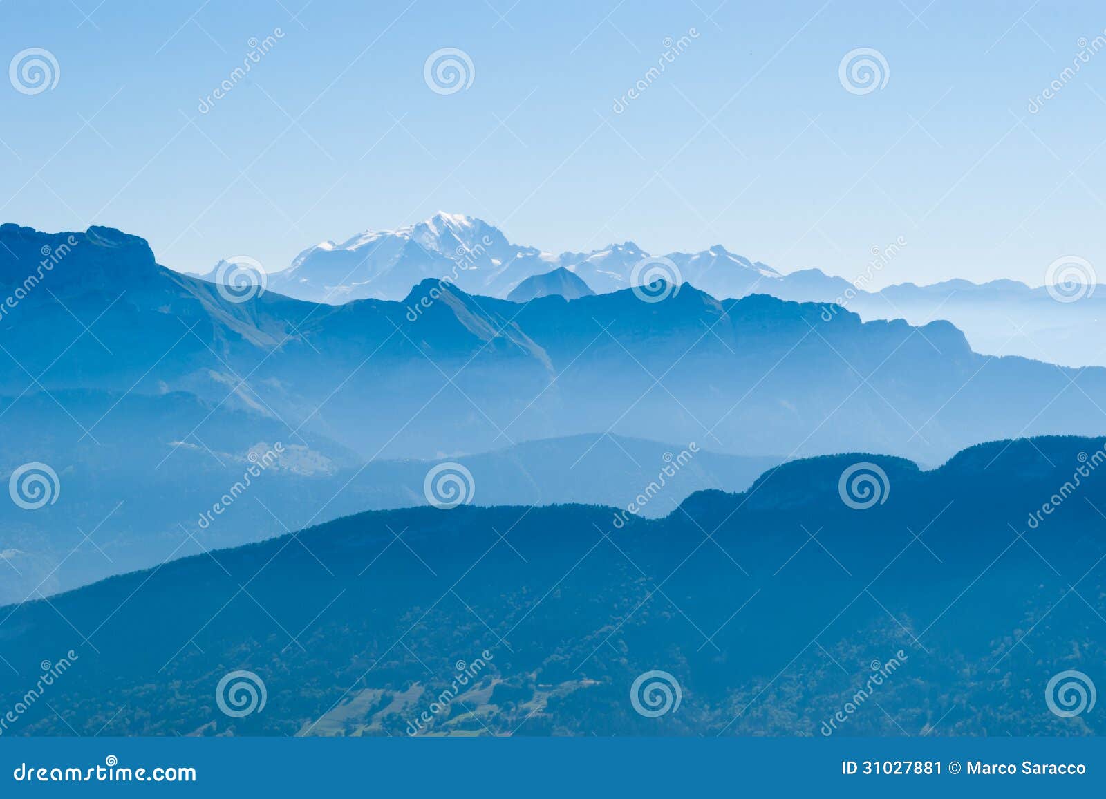 alps and mont blanc (monte bianco)