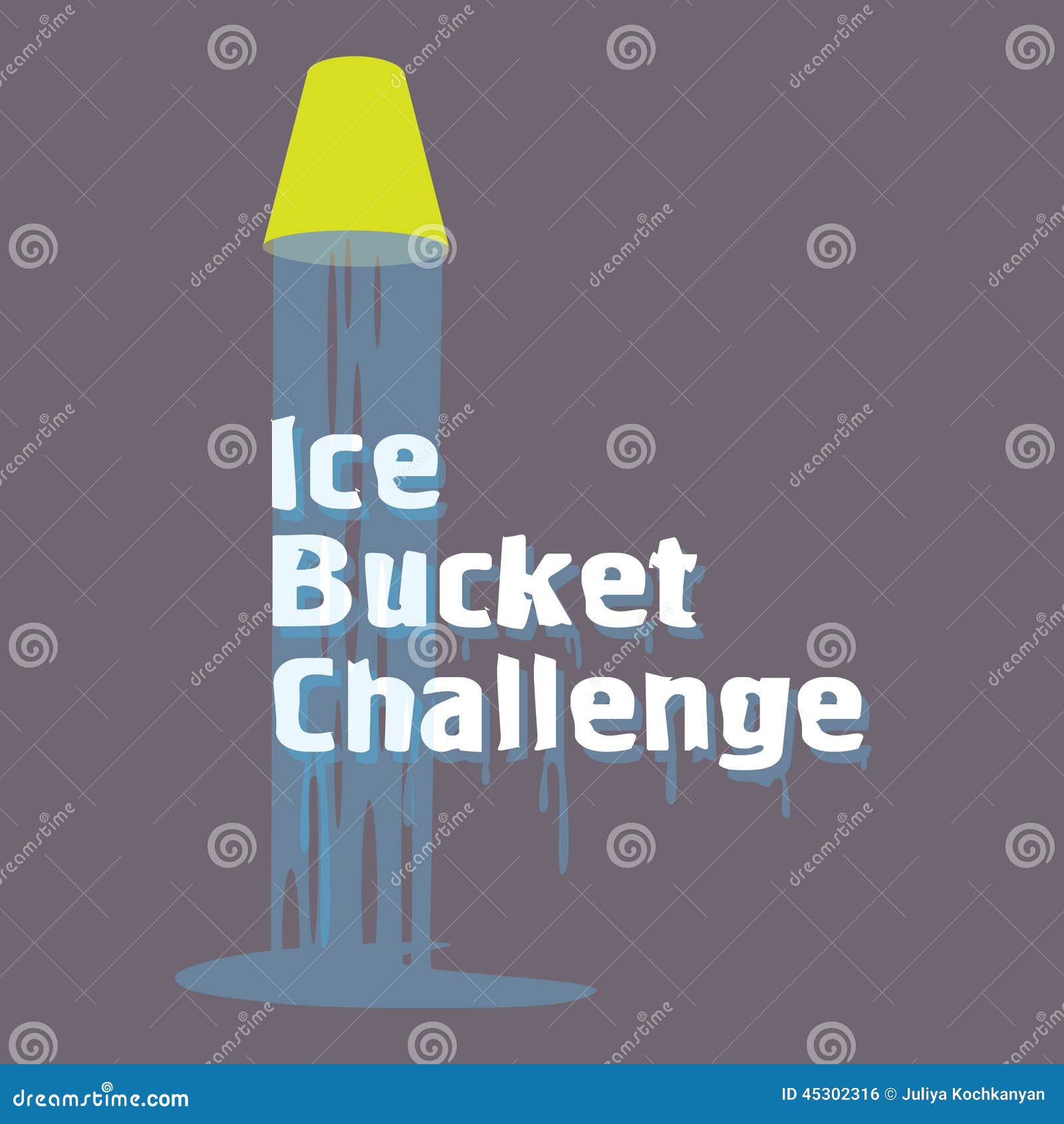 ALS Ice Bucket Challenge stock vector. Illustration of charity 45302316