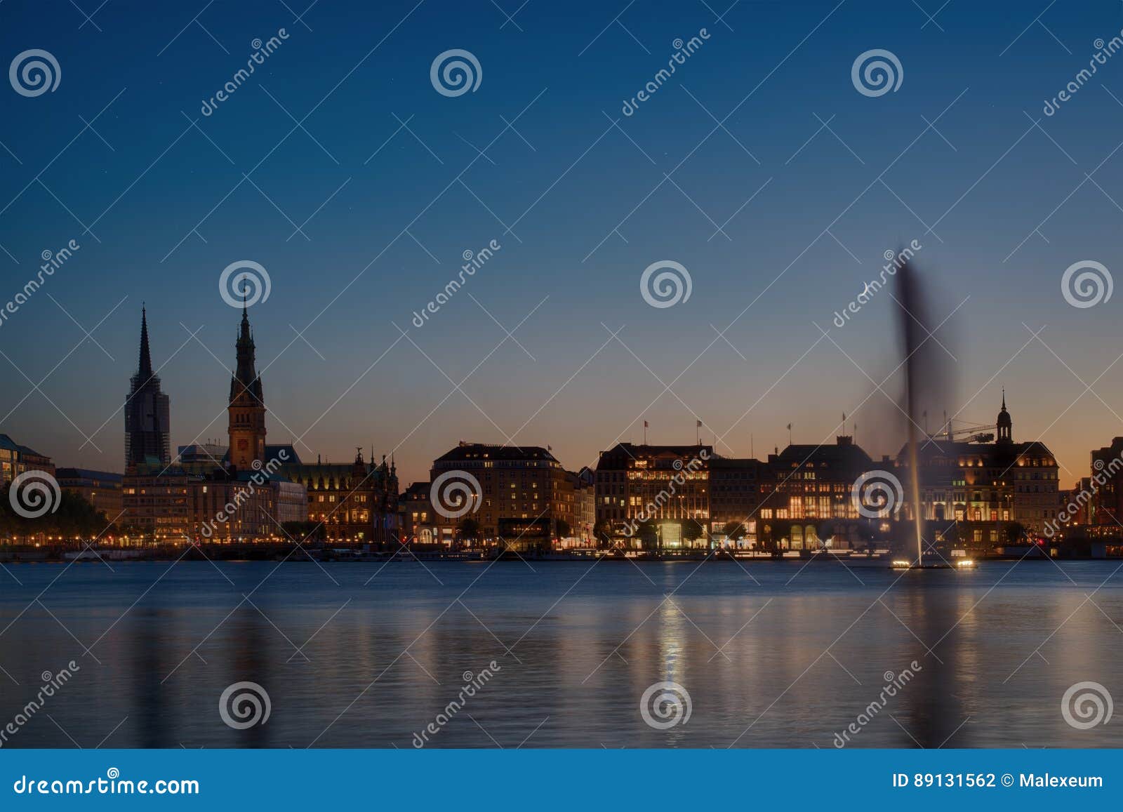 alster lake in hamburg