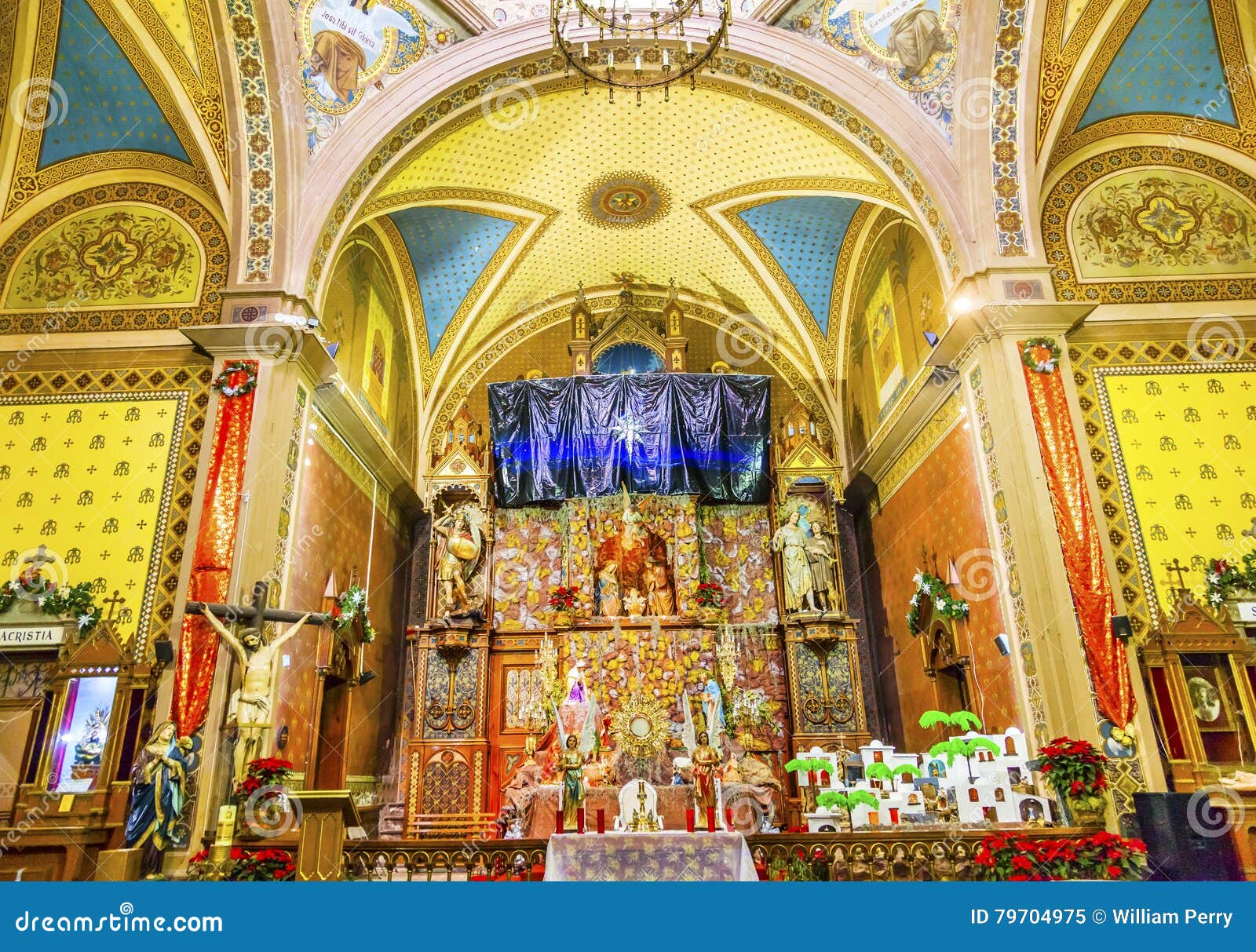 altar creche templo de belen temple belen guanajuato mexico