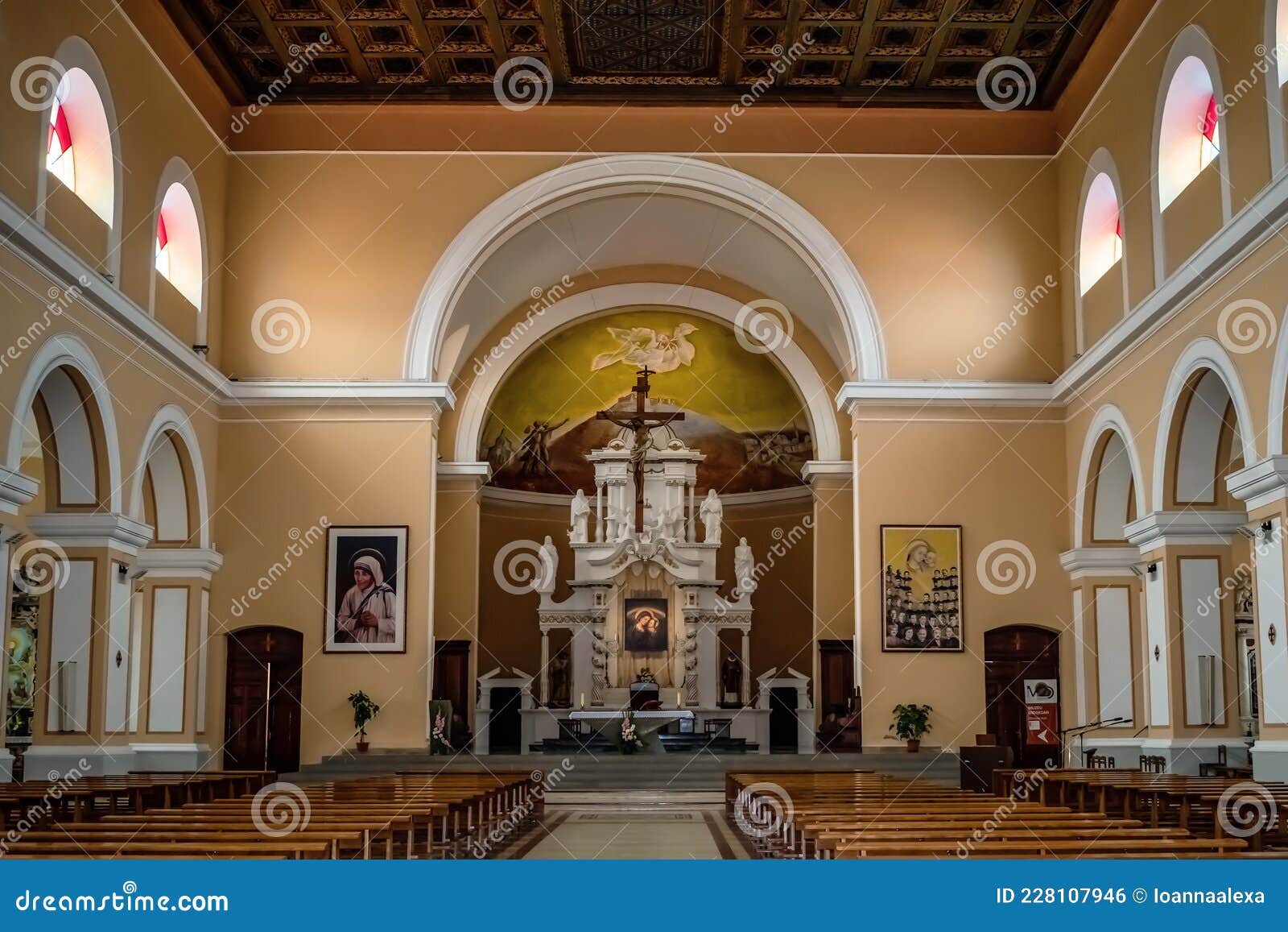 Altar In Grand Mosque, Ulucami, With Prophet Muhammad Calligraphy On ...