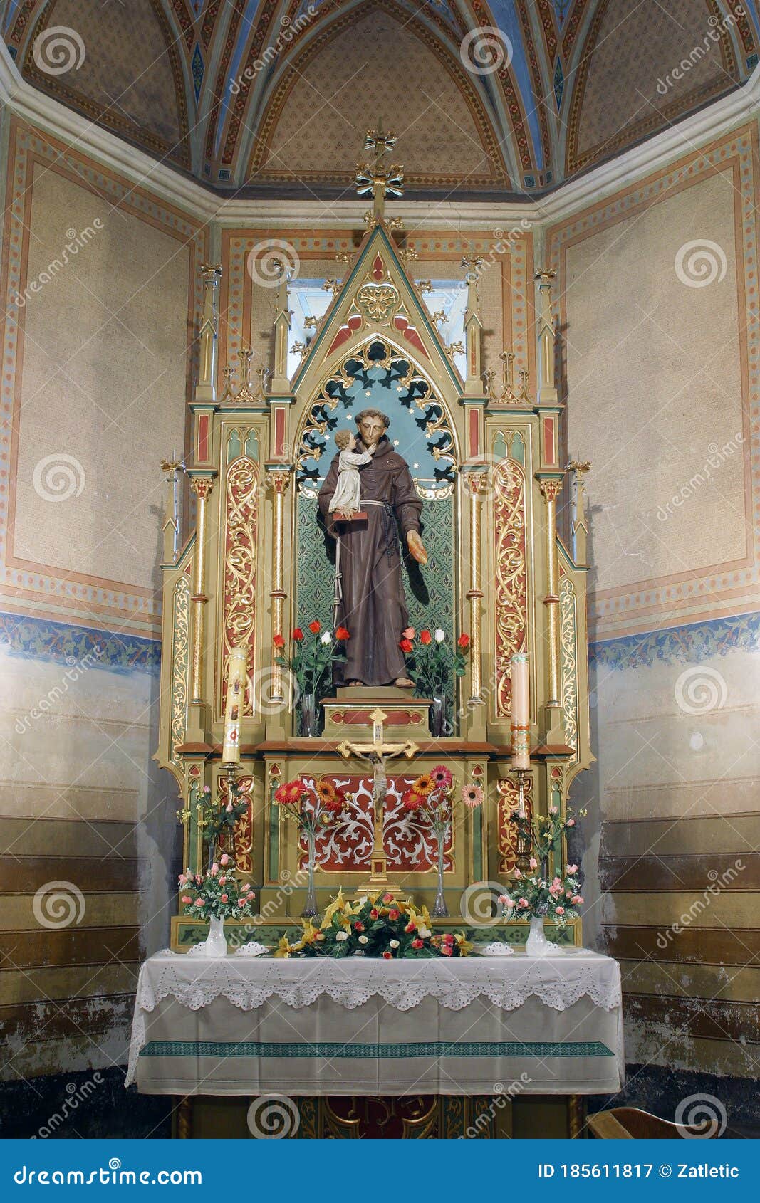 Altar of St. Anthony of Padua in the Parish Church of St George in ...