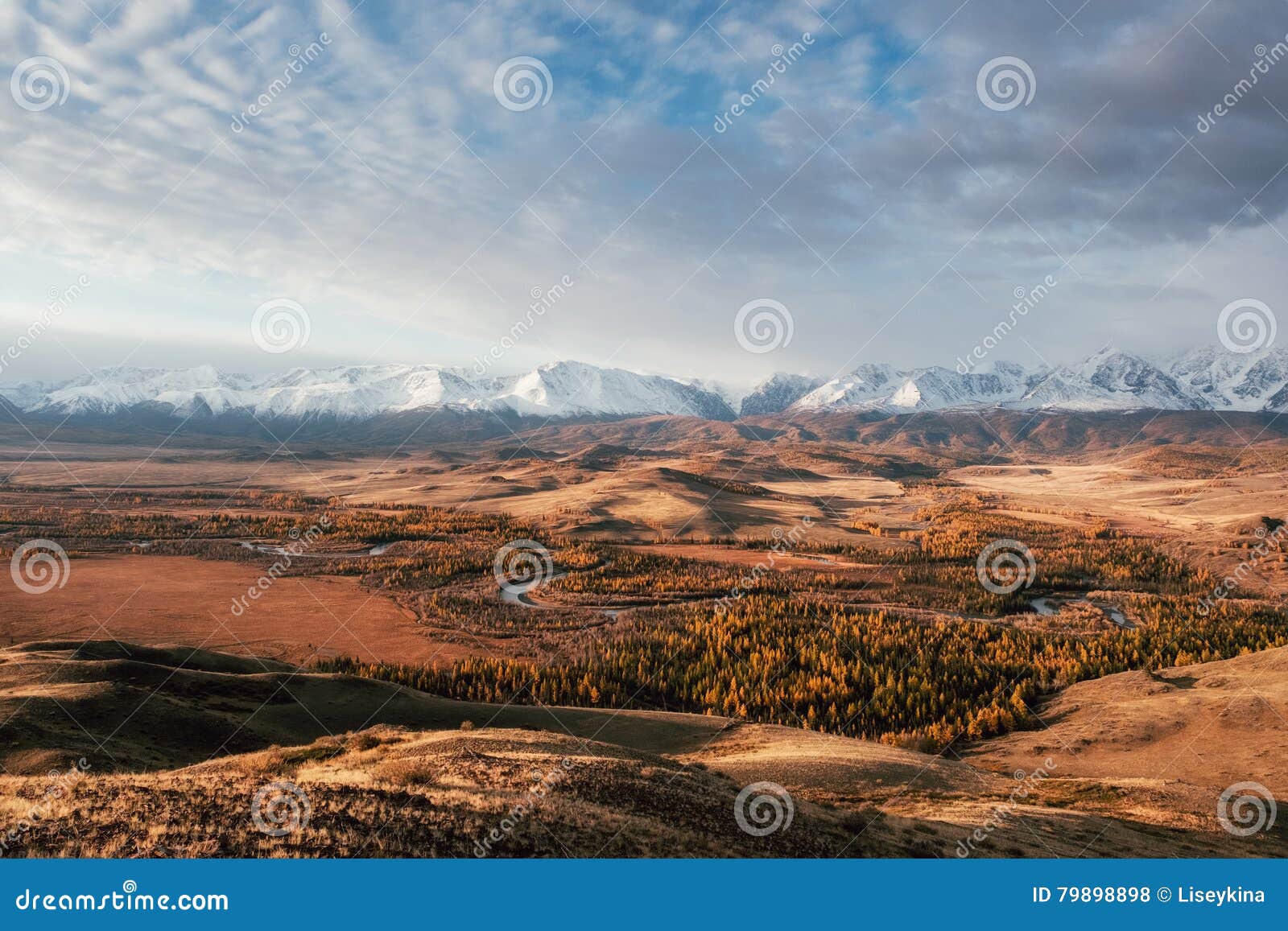 altay landscape. russia.