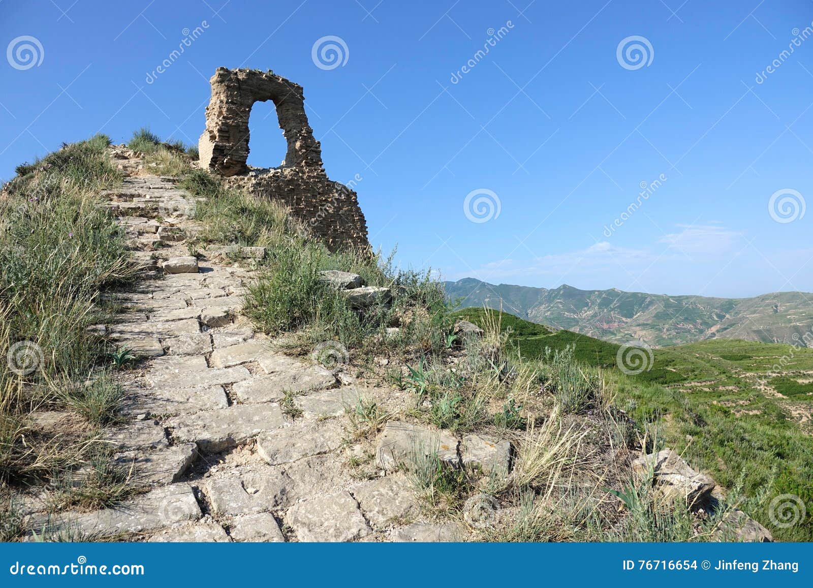 Alte Chinesische Mauer Stockfoto Bild Von Mauer Alte