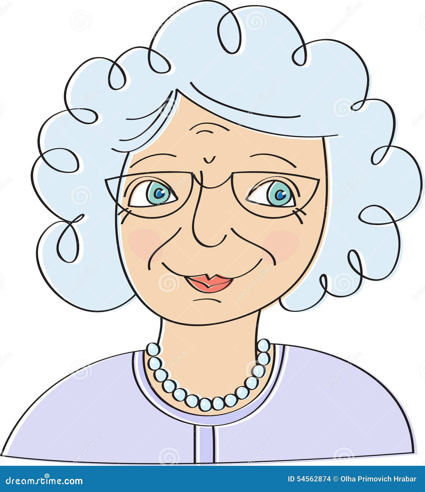 Alte Frau vektor abbildung. Illustration von verhältnis - 54562874