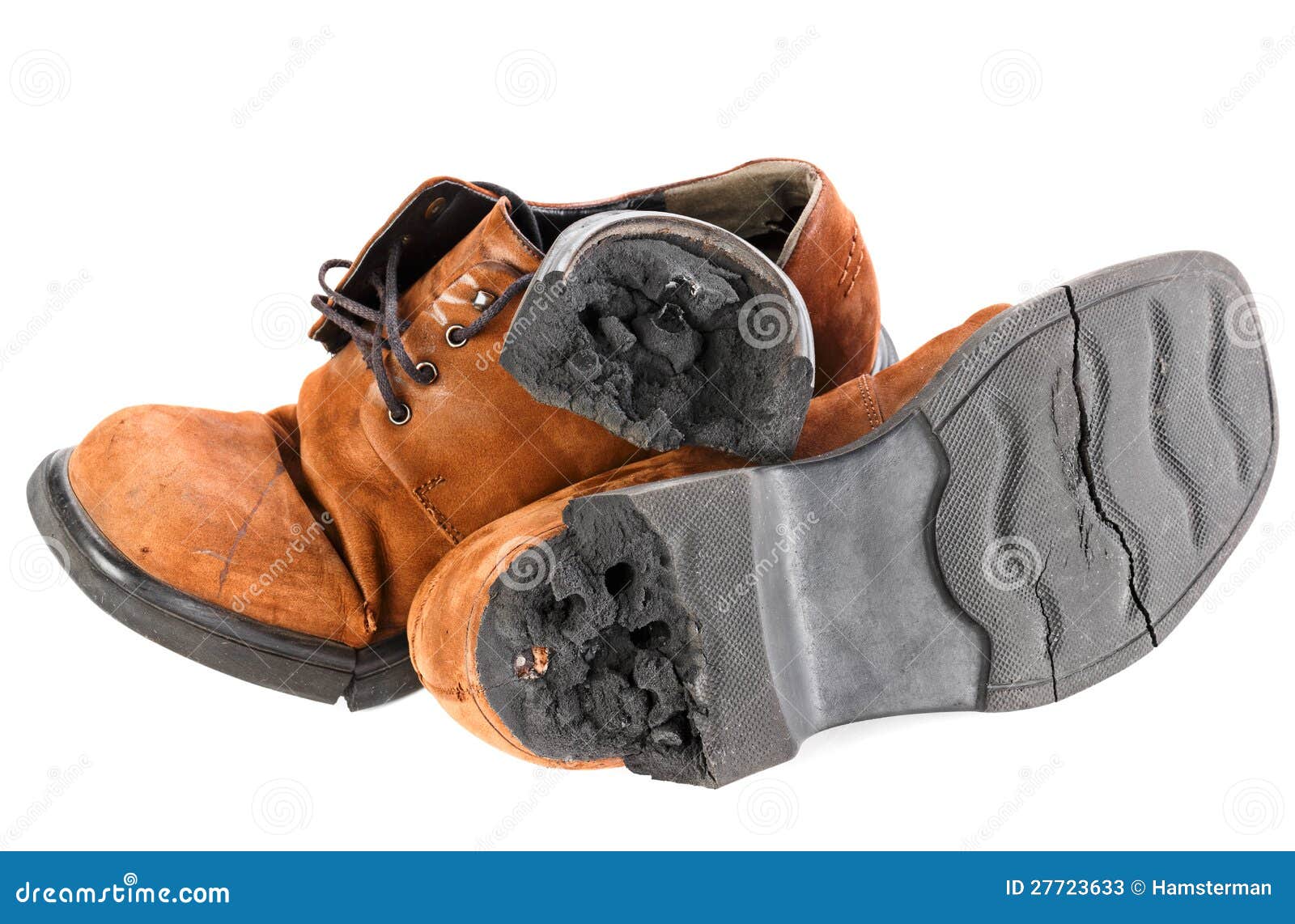 Alte Gebrochene Schuhe Mit Gebrochener Sohle Stockbild Bild von spalte, schuhe 27723633