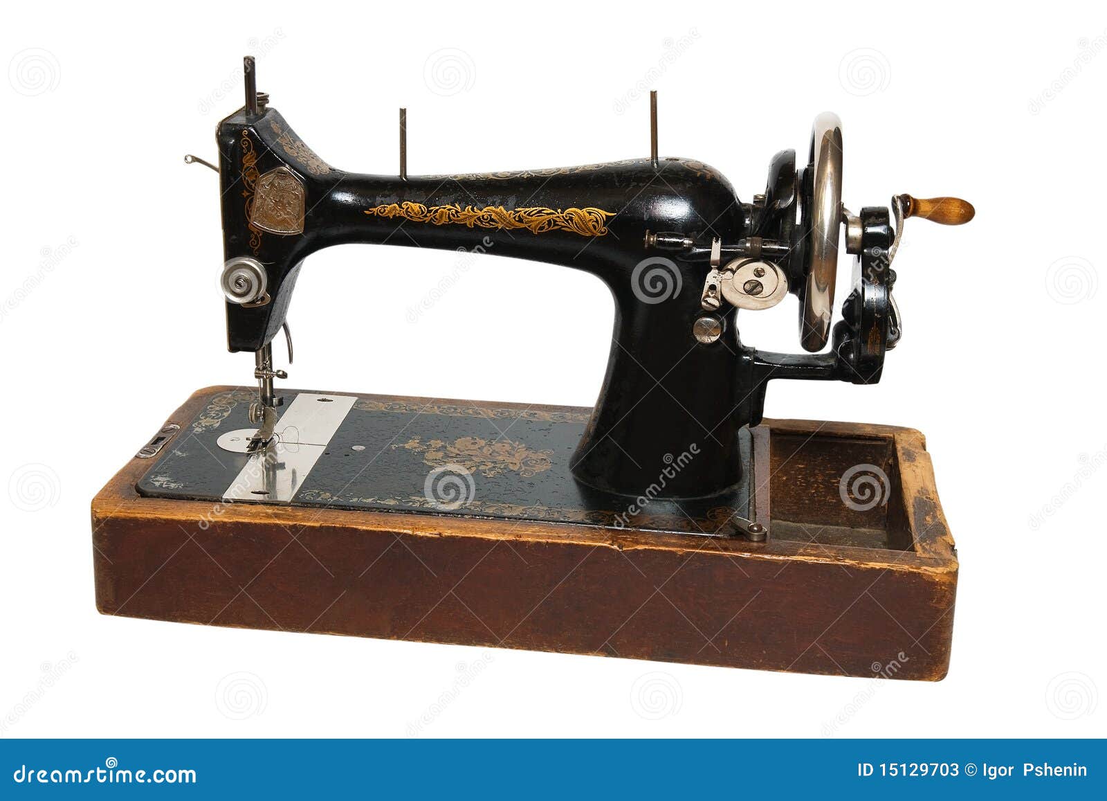 Alte Nähmaschine Stockbild. Bild Von Gewinde, Nadel, Maschine - 15129703