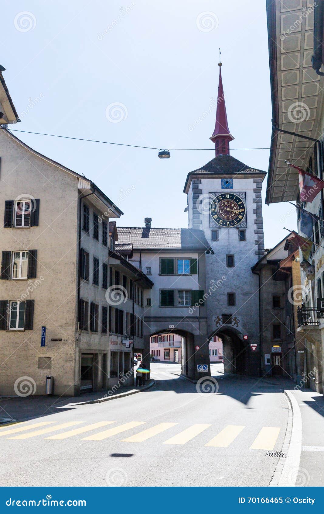 Alte Stadt Mellingen In Der Schweiz Redaktionelles Bild ...