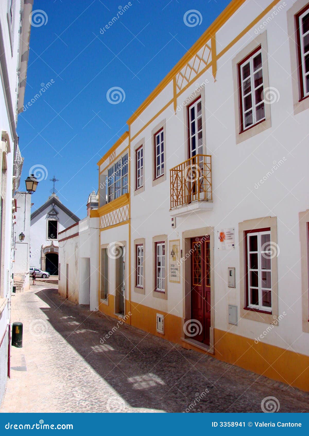 alte village street, portugal