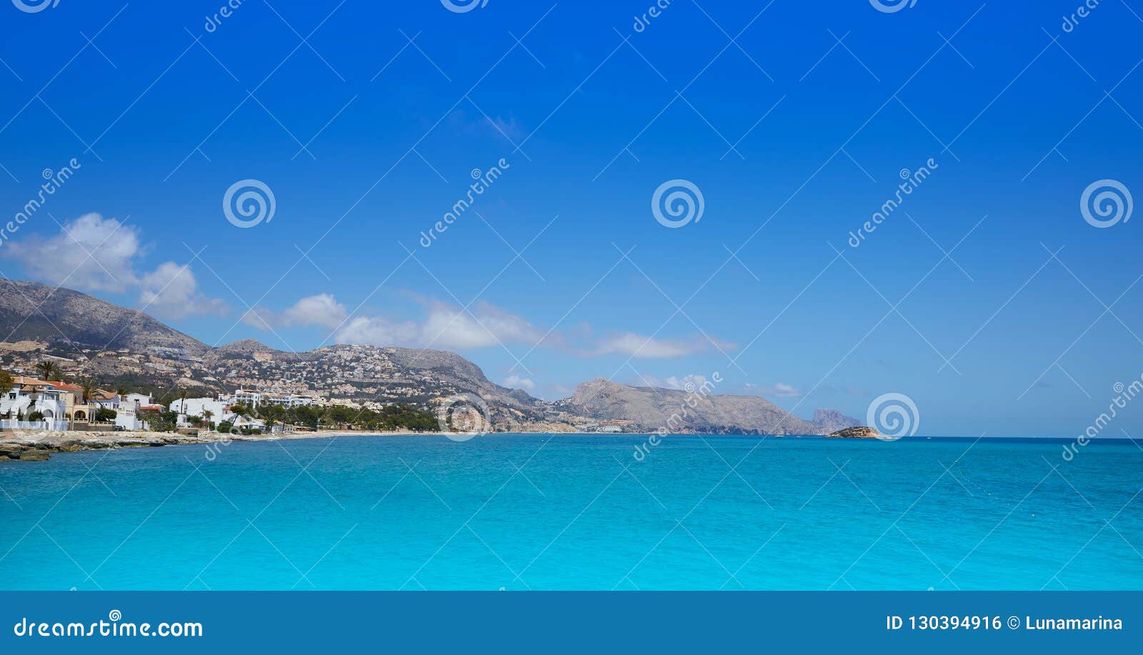 Altea Strand in Alicante Playa DE L Olla Stock Foto Image of gezichten, strand 130394916