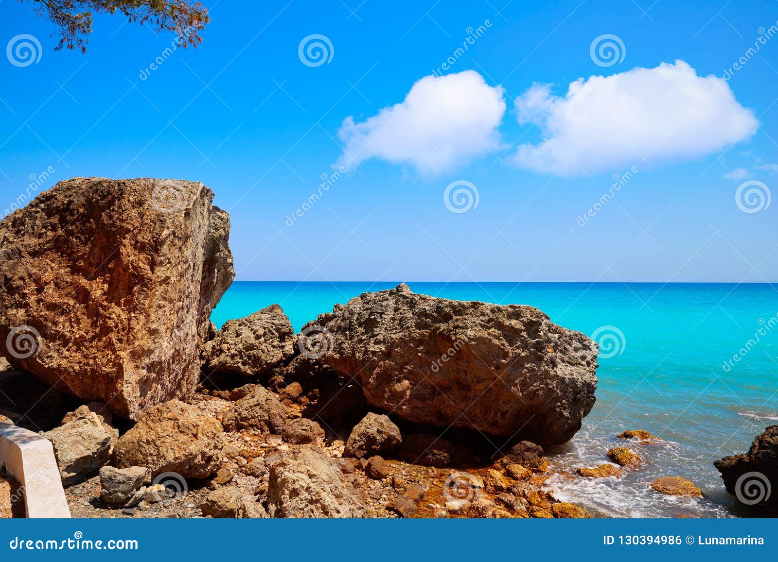 Altea Strand in Alicante Playa DE L Olla Stock Foto Image of achtergrond, spanje 130394986