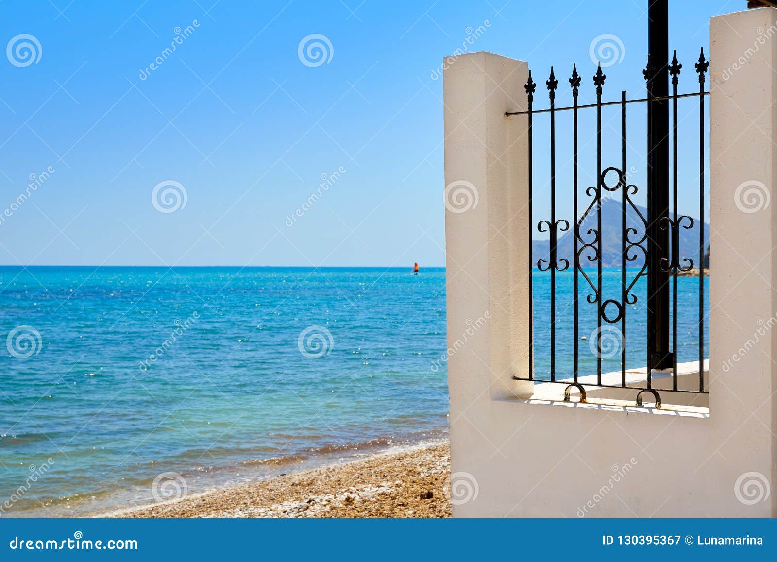 Altea Strand in Alicante Playa DE L Olla Stock Afbeelding Image of blauw, oceaan 130395367