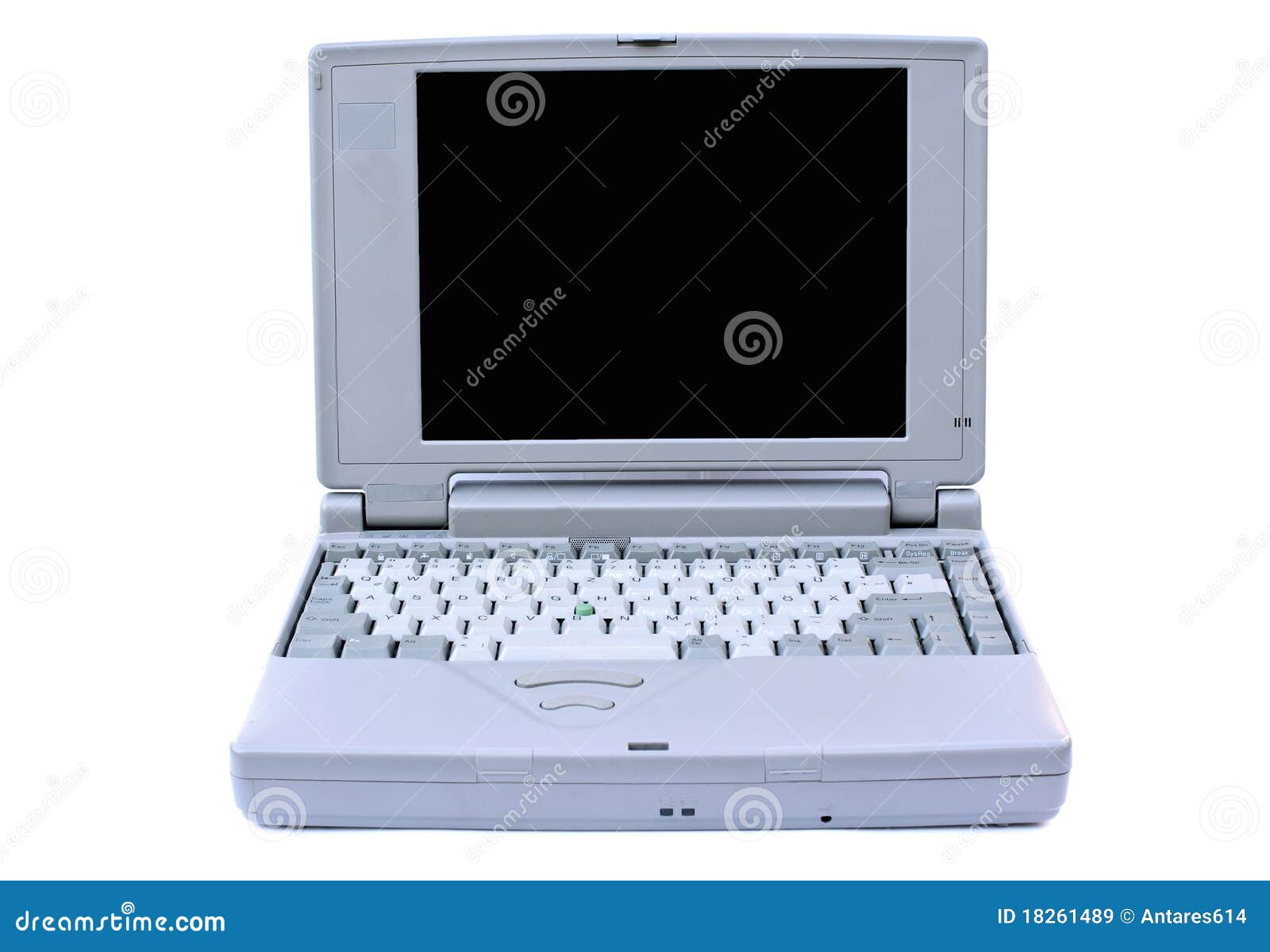 Alter Laptop stockbild. Bild von zeit, weinlese, unbrauchbar 18261489