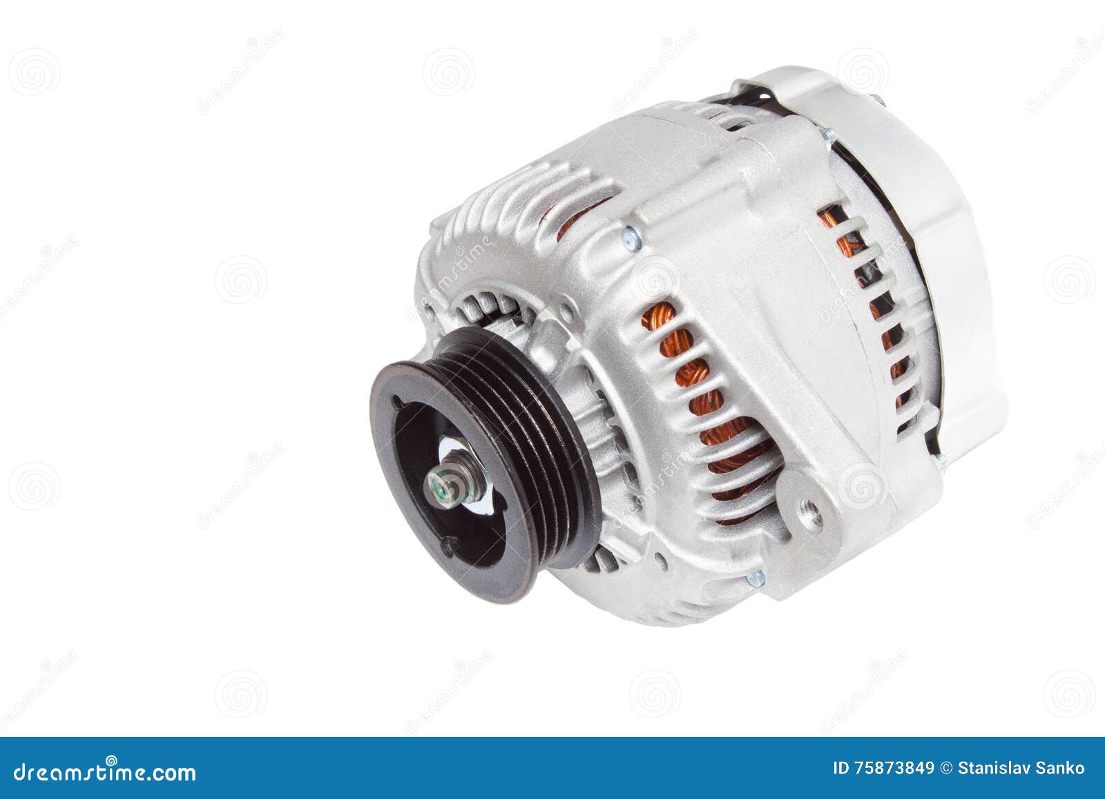 Alternator / generator stock image. Image of isolated - 75873849