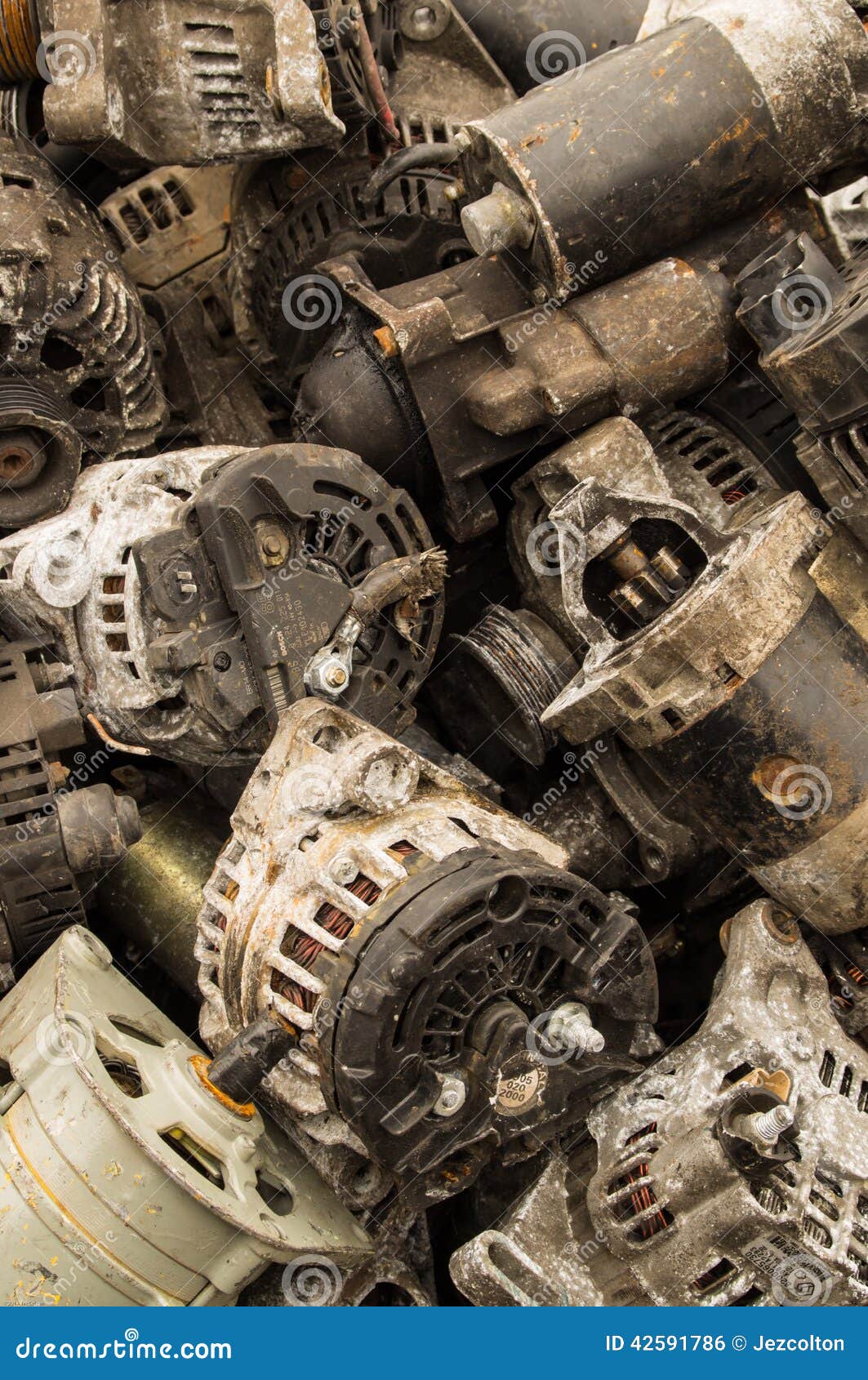 Alternators stock photo. Image of transportation, scrap 42591786