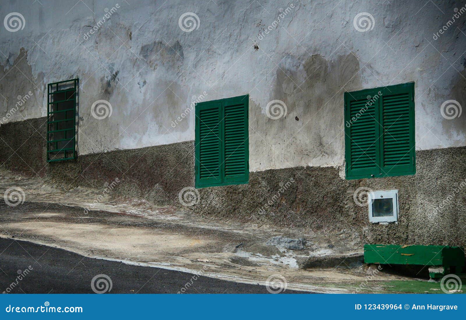 Altes Spanisch Verwitterte Fenster Bei Vilaflora