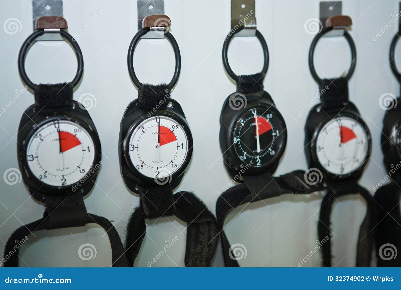 Altimeters stock photo. Image of equipment, indoors, skydiving 32374902