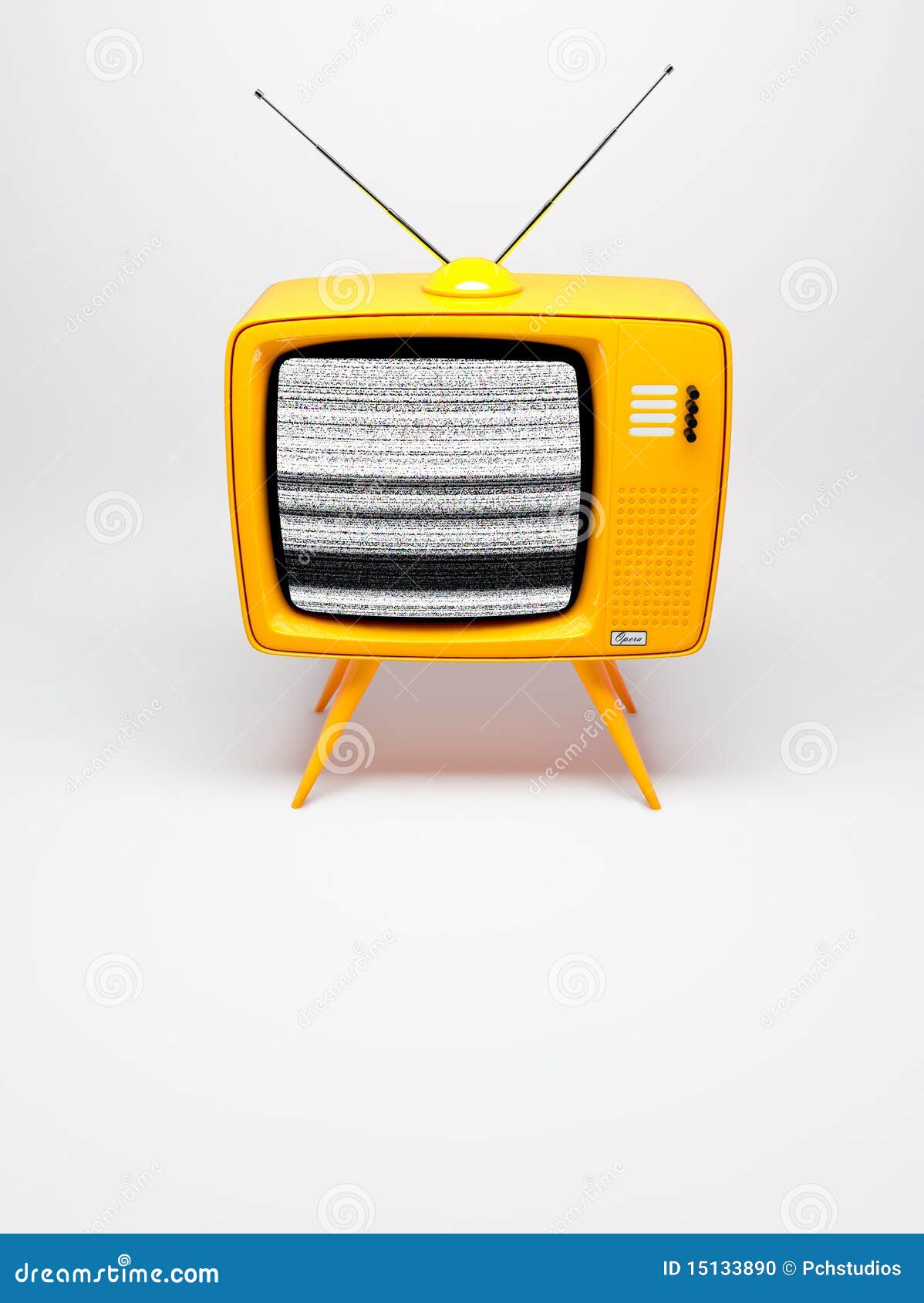 Altmodischer fernseher