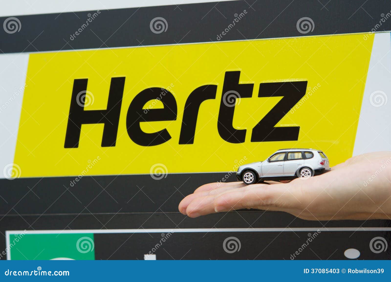 Aluguer de carros de Hertz foto de stock editorial. Imagem de carro