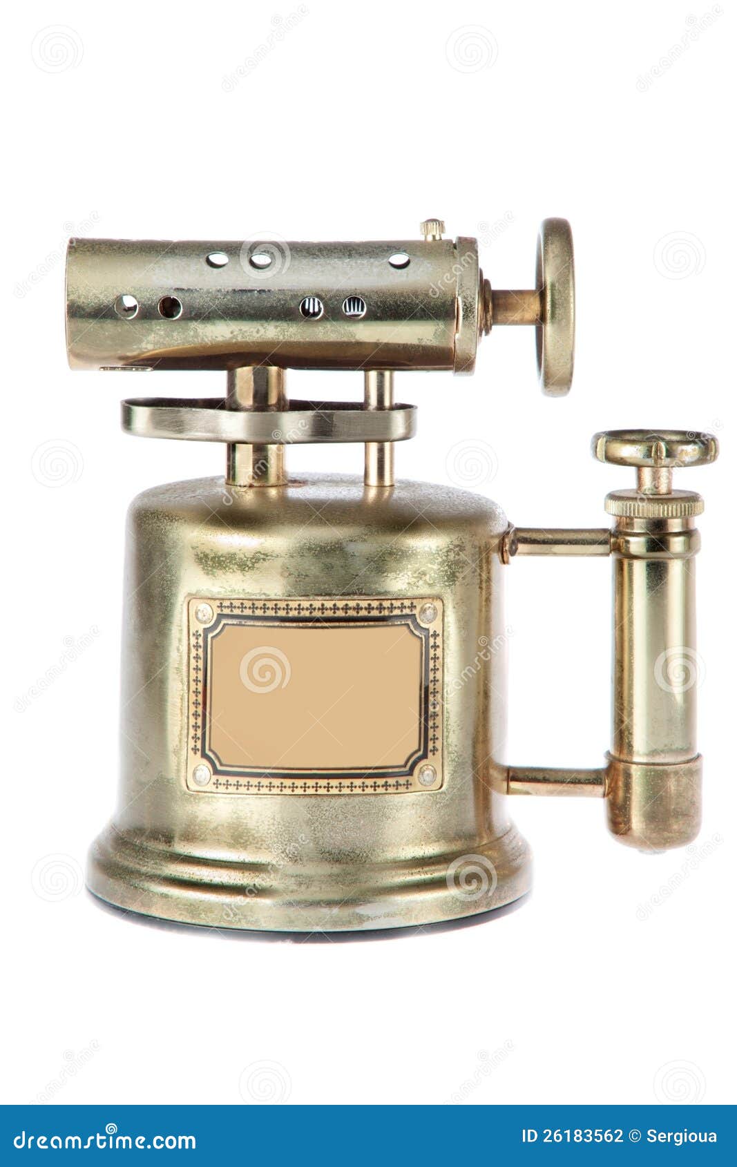 Alumbrador de gas antiguo. foto de archivo. Imagen de viejo 26183562