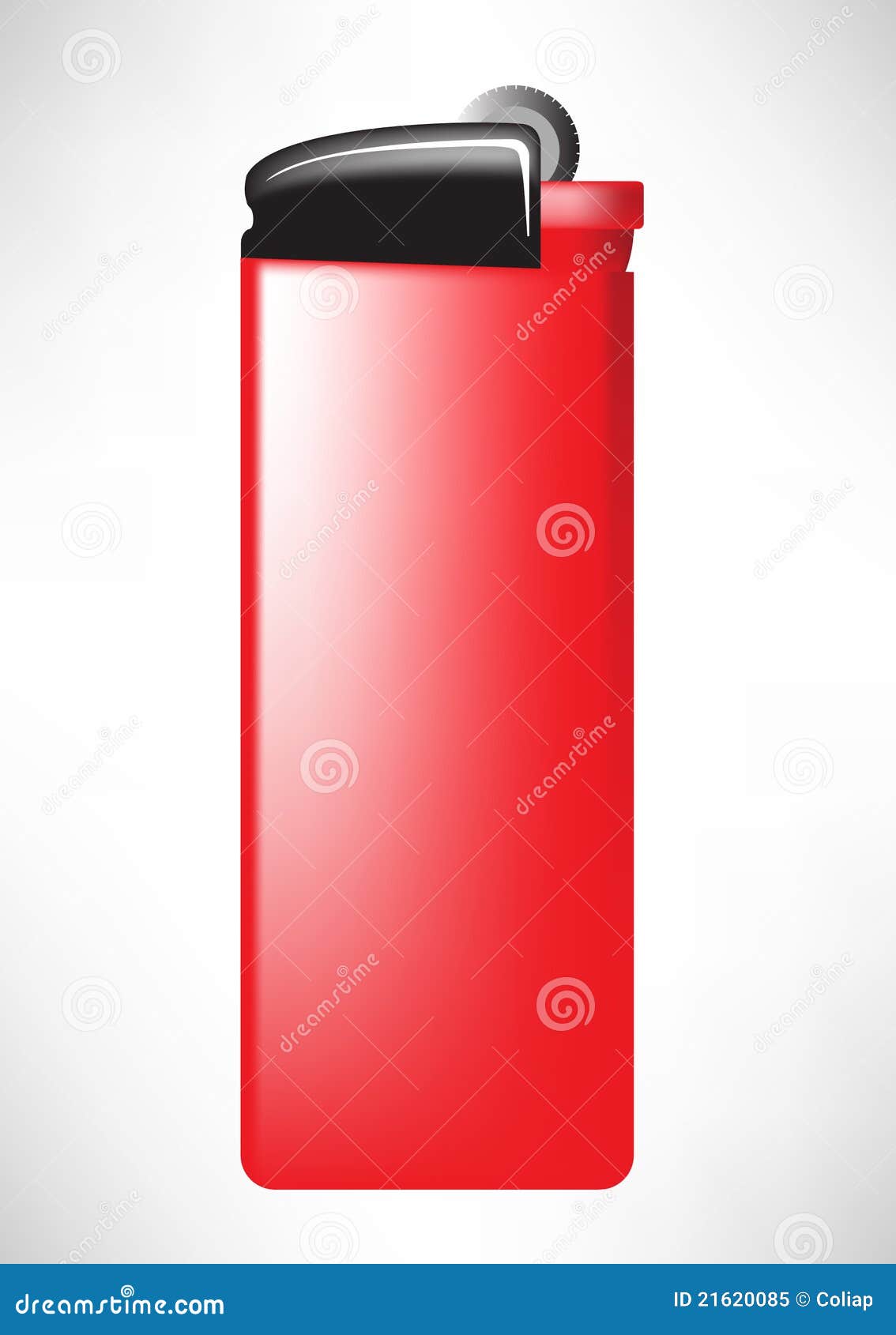 Alumbrador rojo ilustración del vector. Ilustración de equipo 21620085