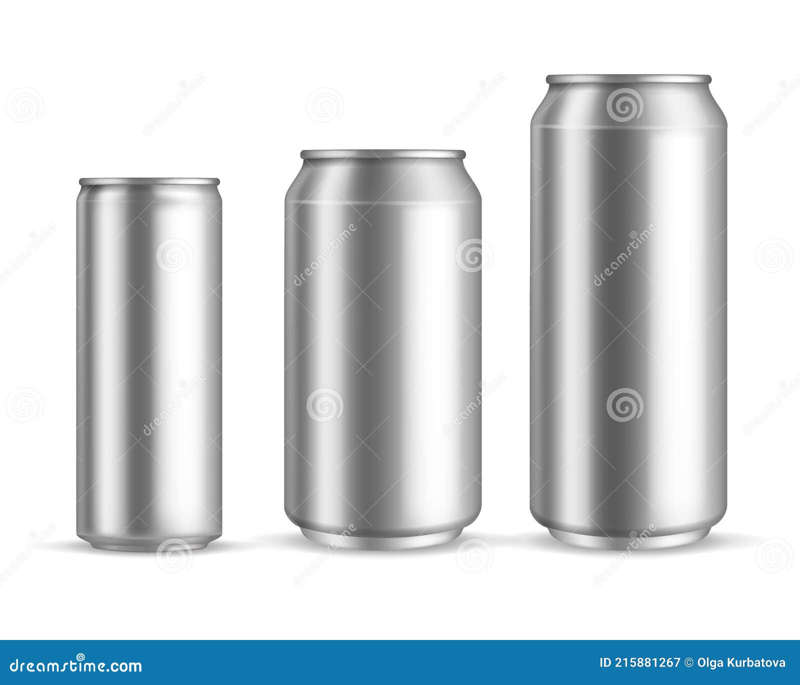 Viskeus Ster gedragen Aluminium Blikjes Realistisch. Metalen Blanco Bier of Natriumwater of Sap  Kan Een Zilverloze Verpakking Van 300 330 500 Ml Zijn Vector Illustratie -  Illustration of alcohol, realistisch: 215881267