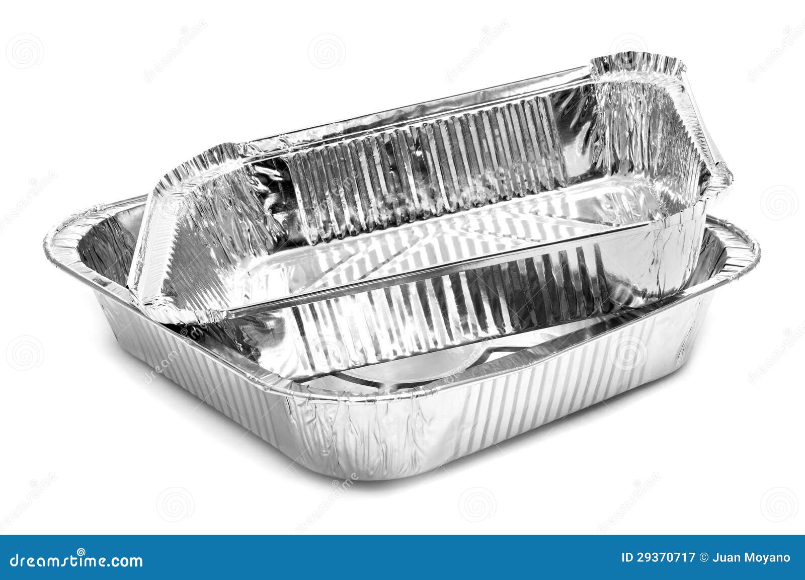Aluminium foil trays stock image. Image of grill, away 29370717