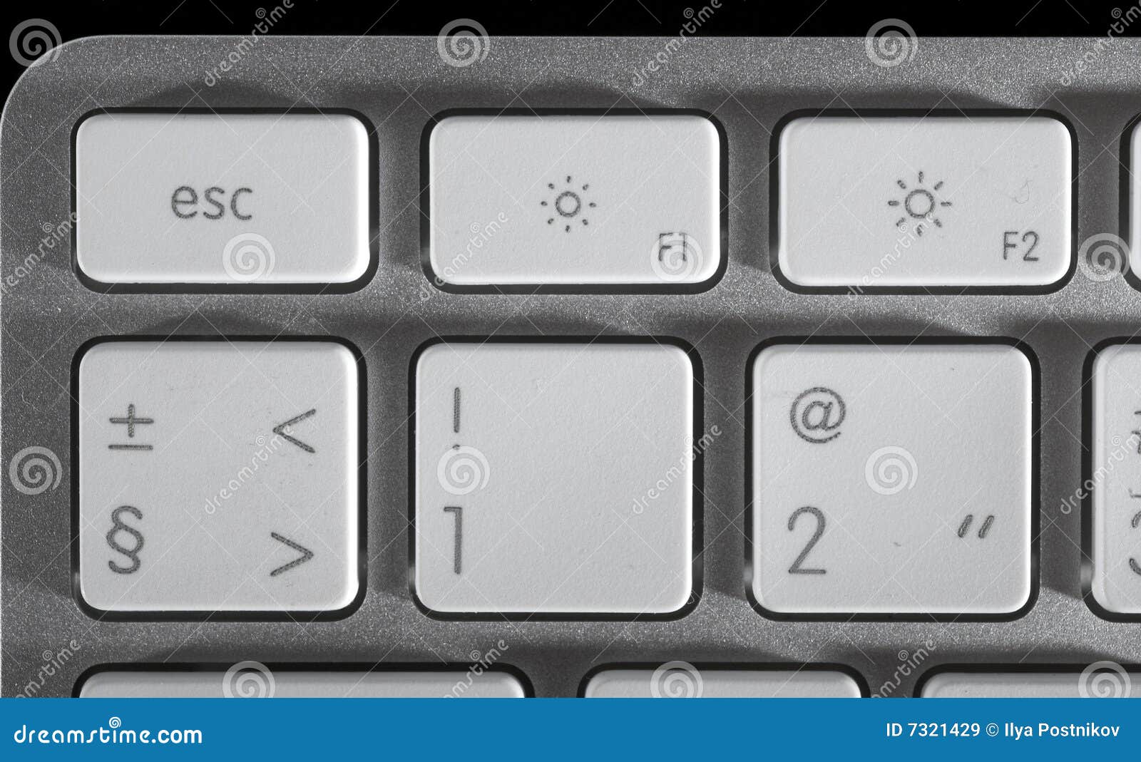 The aluminium keyboard stock image. Image of marco, technic 7321429