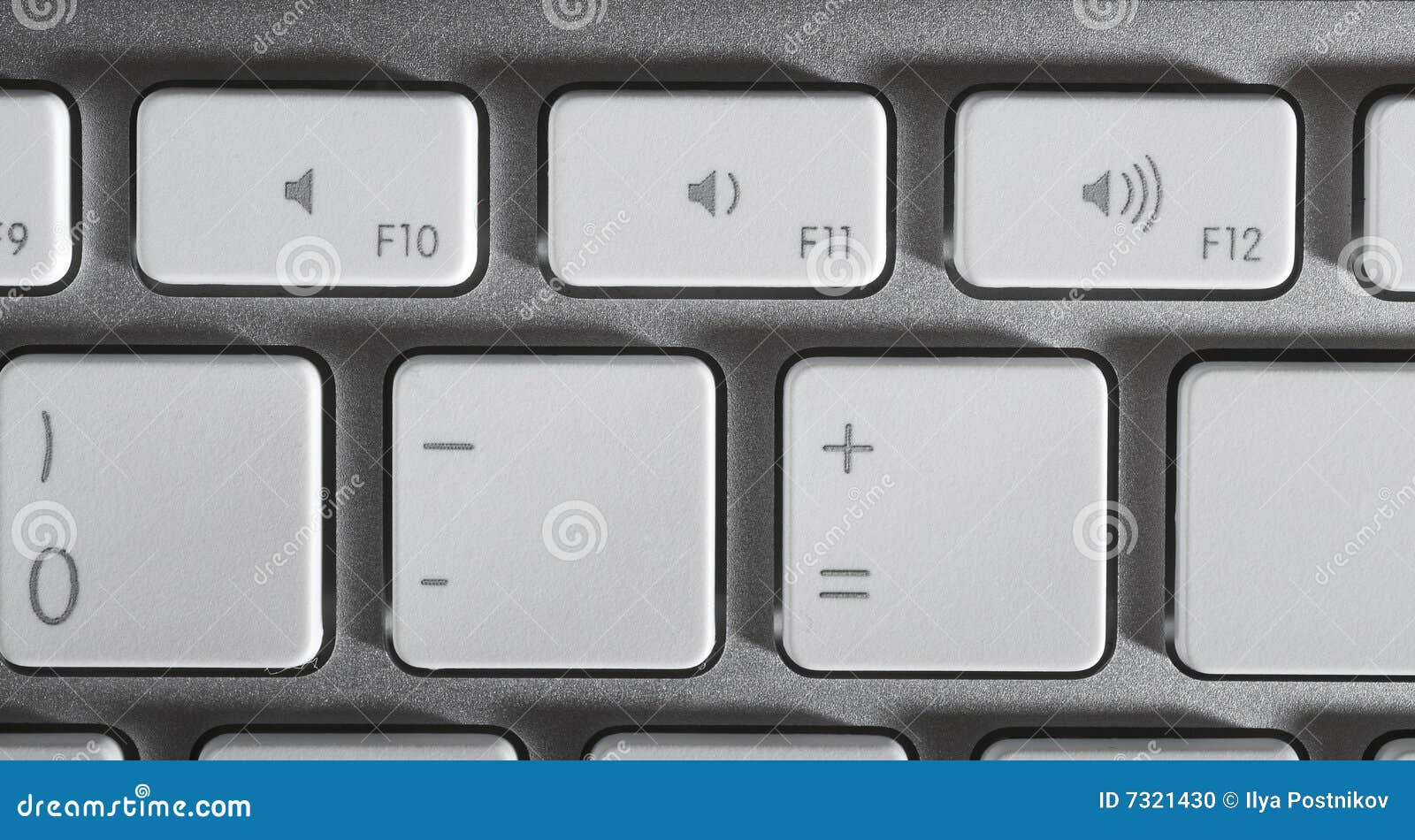 The aluminium keyboard stock photo. Image of write, computer 7321430