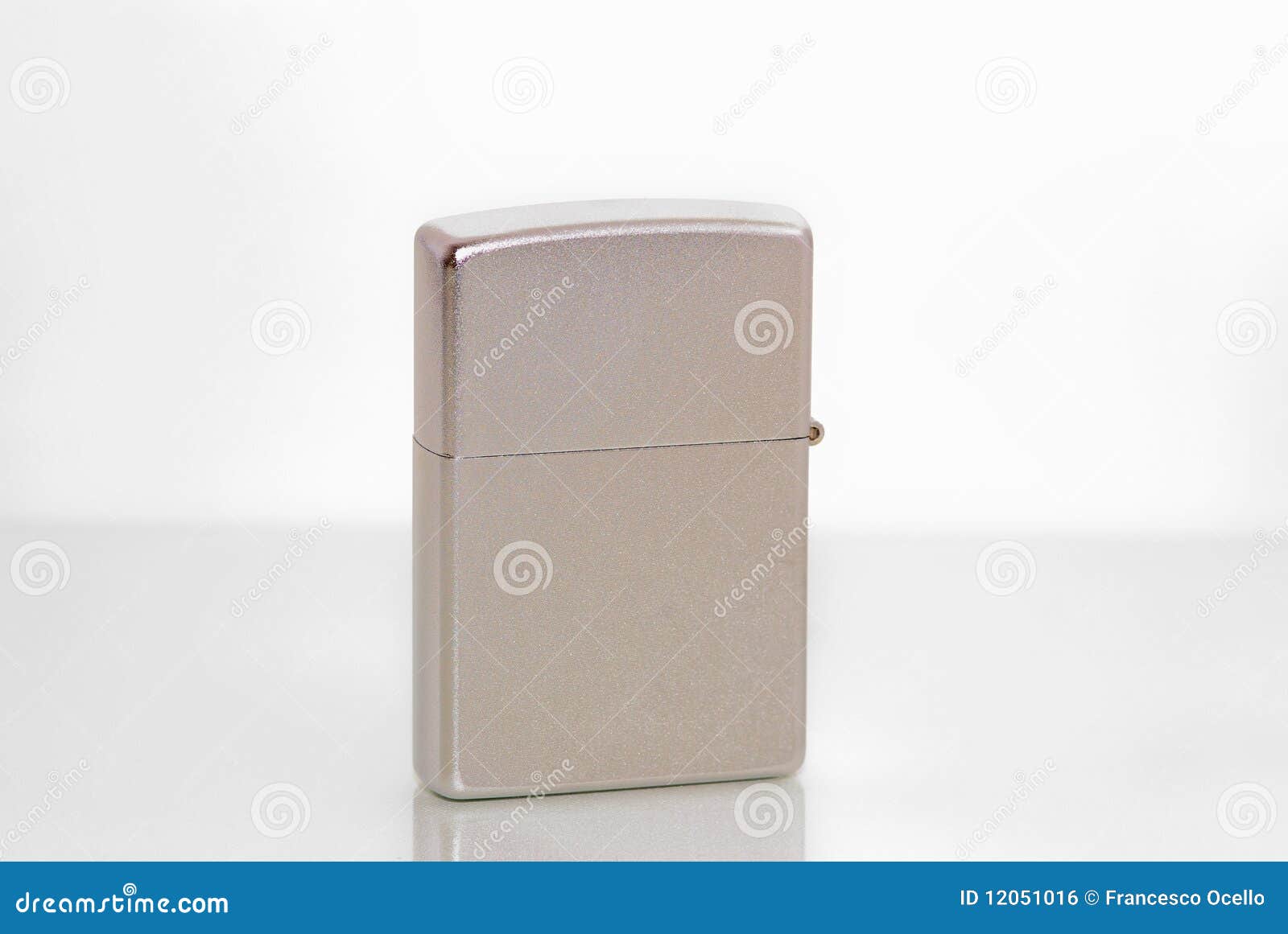 Aluminium Lighter stock photo. Image of isolated, metal 12051016
