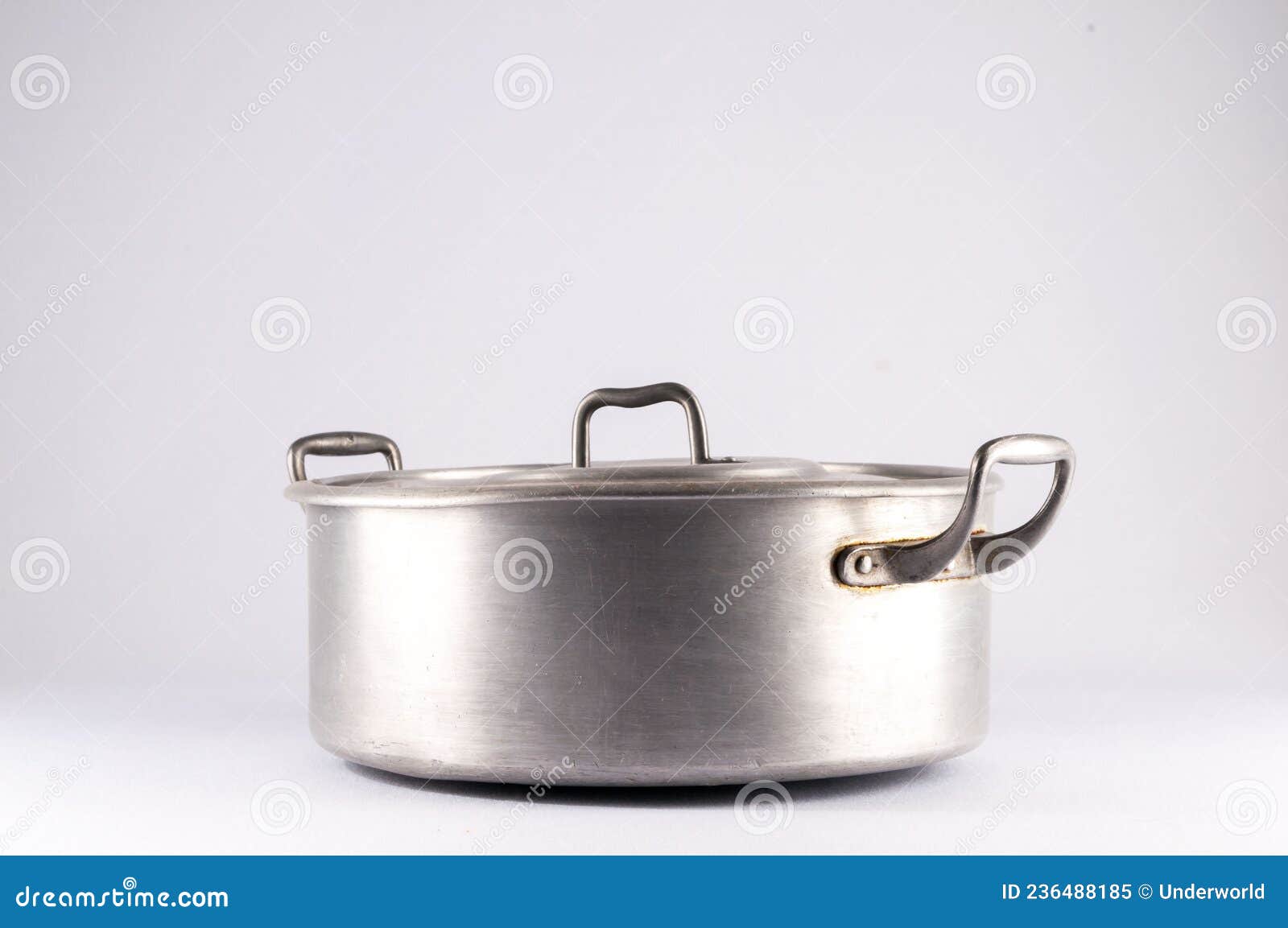 Aluminium Pot stock image. Image of steel, stainless 236488185