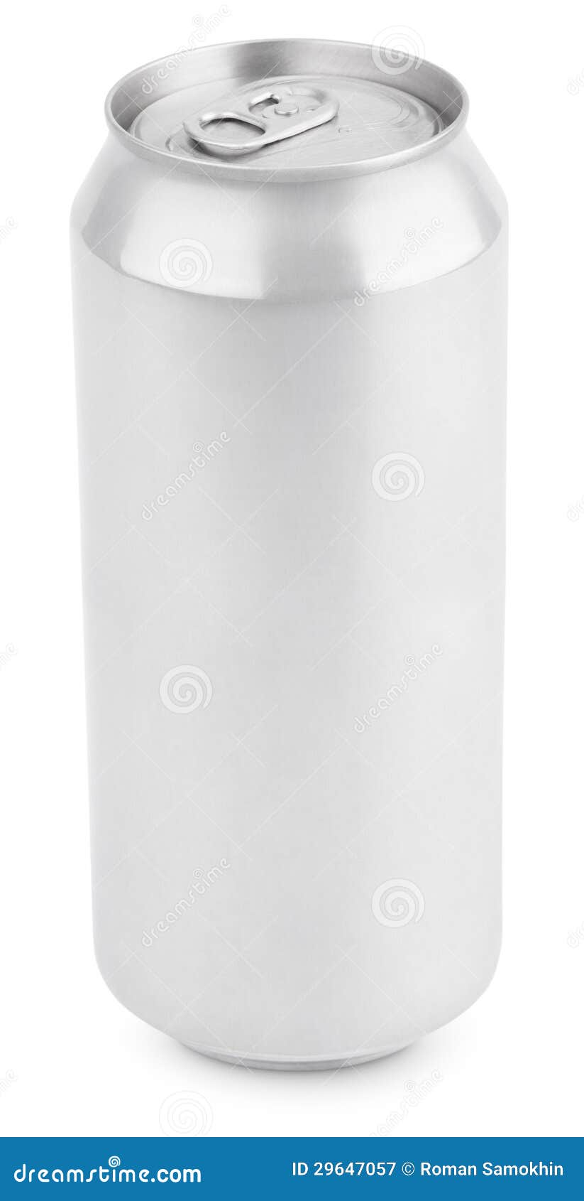 Aluminum Can Of Beer On White Stock Image - Image of brew, metallic ...