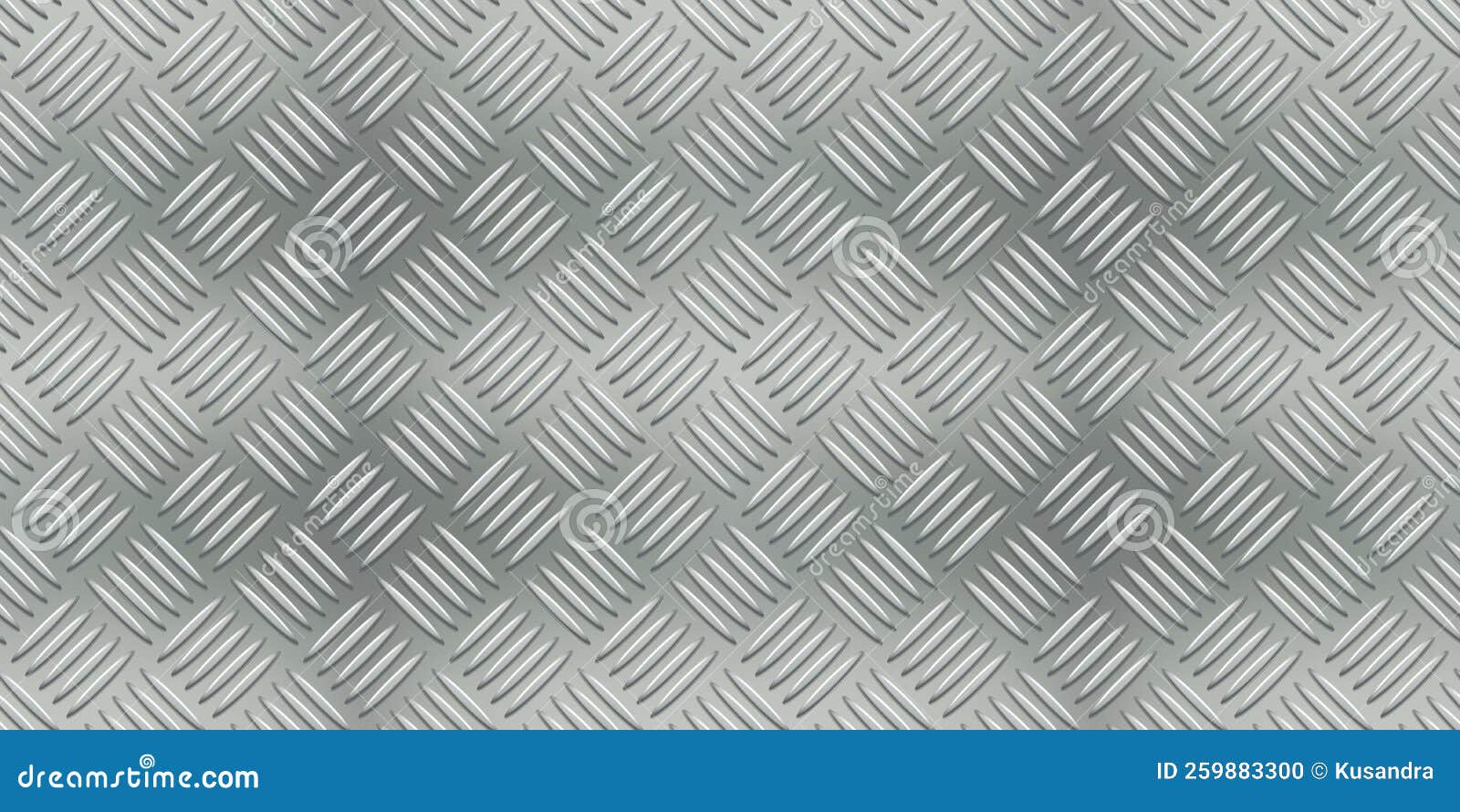 aluminum checkerplate industry realistic seamless pattern