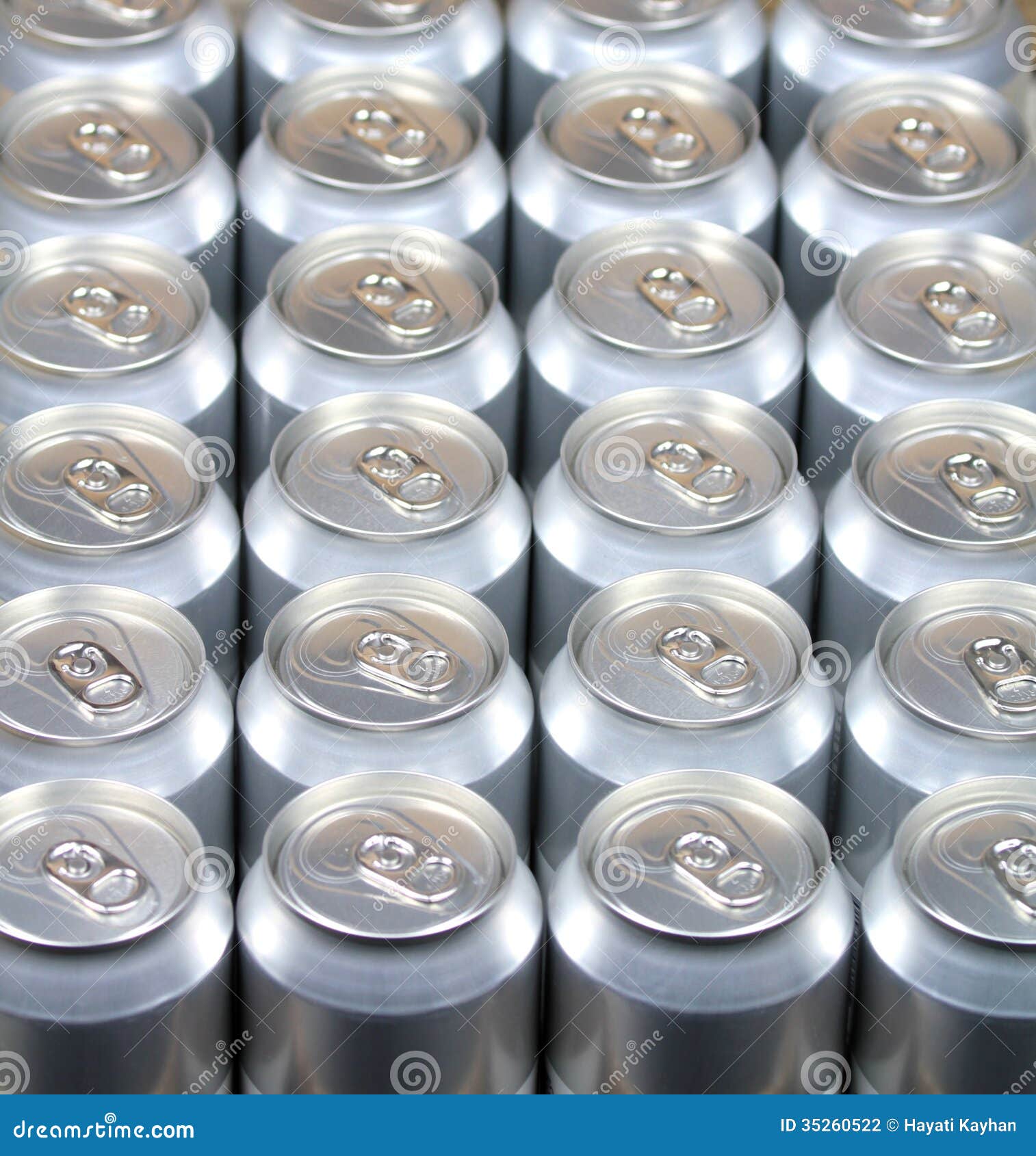 Aluminum drink cans stock photo. Image of pack, aluminum 35260522