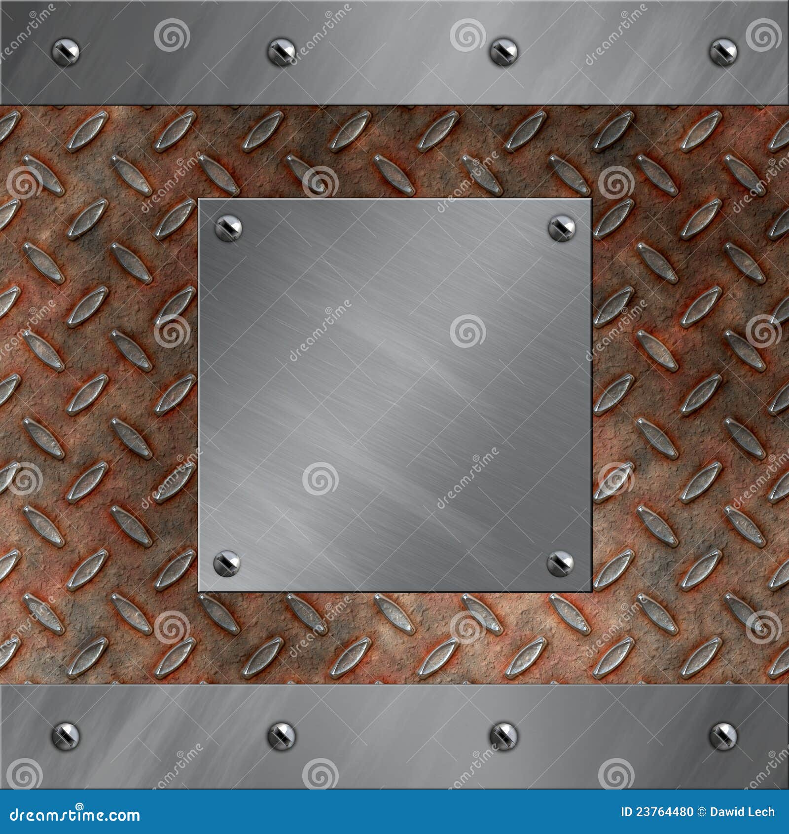 Aluminum Frame and Rusted Diamond Metal Stock Photo Image of abstract, gray 23764480