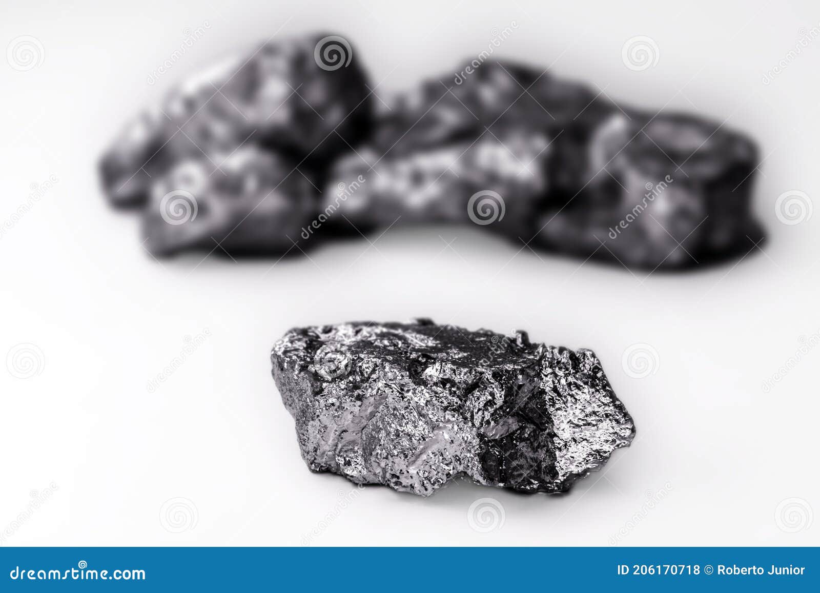 Aluminum Nuggets on a White Background Industrial Minerals Stock Photo Image of pure, shiny