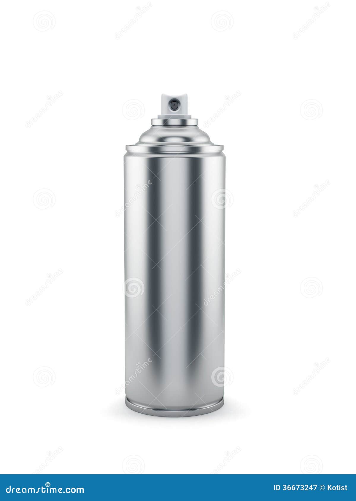 Aluminum spray paint can stock illustration. Illustration of label