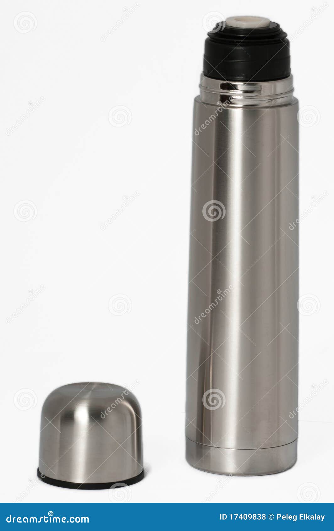 thermos flask with milk compartment