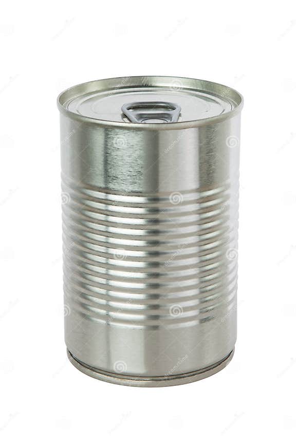 Aluminum tin can. stock image. Image of label, background 27308487