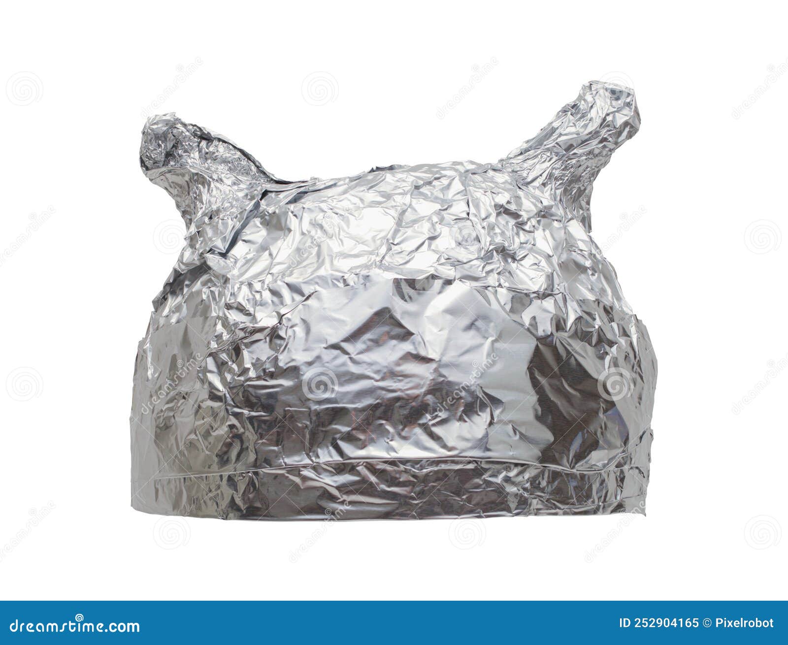 Tin Hat stock image. Image of brain, view, front, aluminum 252904165