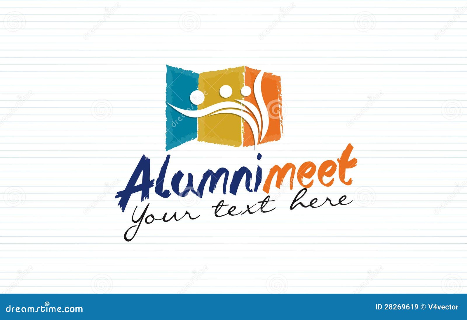 Alumni Meet Logo Design Royalty Free Stock Images - Image 