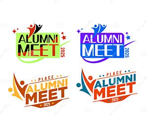 Alumni Meet Logo Design Vector Illustration CartoonDealer 28269616 Alumni Meet Logo Design Vector Illustration CartoonDealer 28269616
