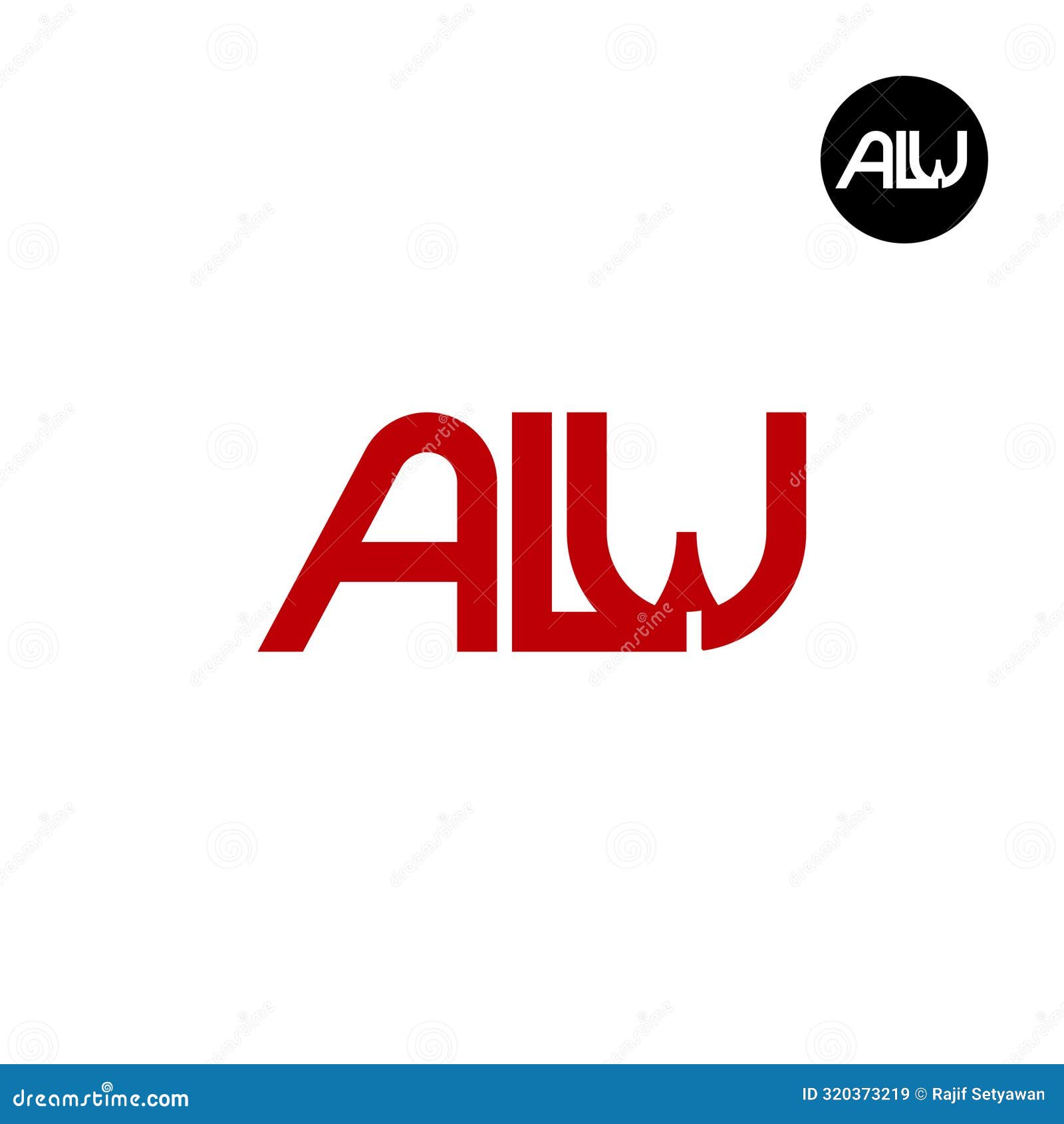 alw logo letter monogram 